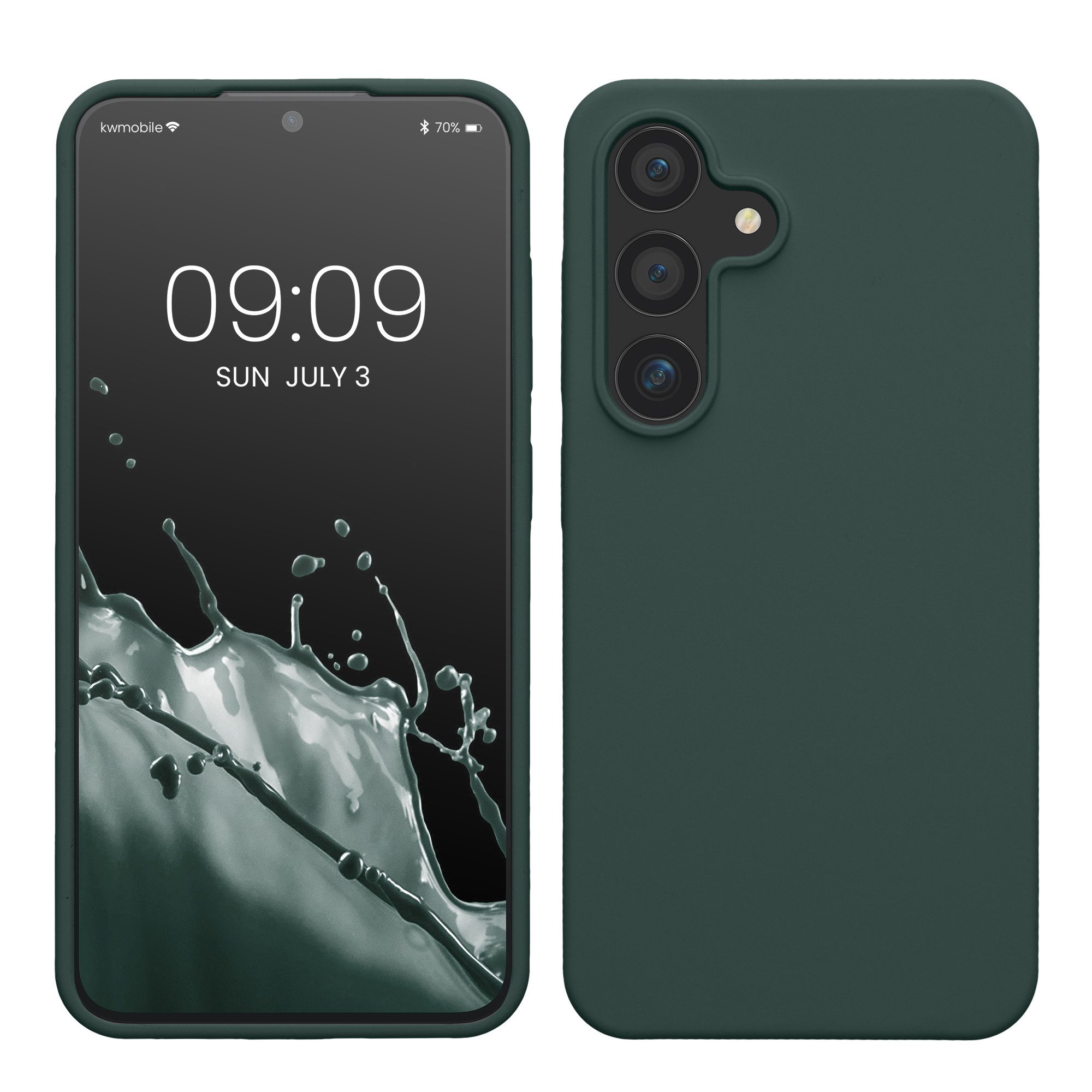 kwmobile Handyhülle Hülle für Samsung Galaxy S24, Hülle Silikon gummiert - Handyhülle - Handy Case Cover
