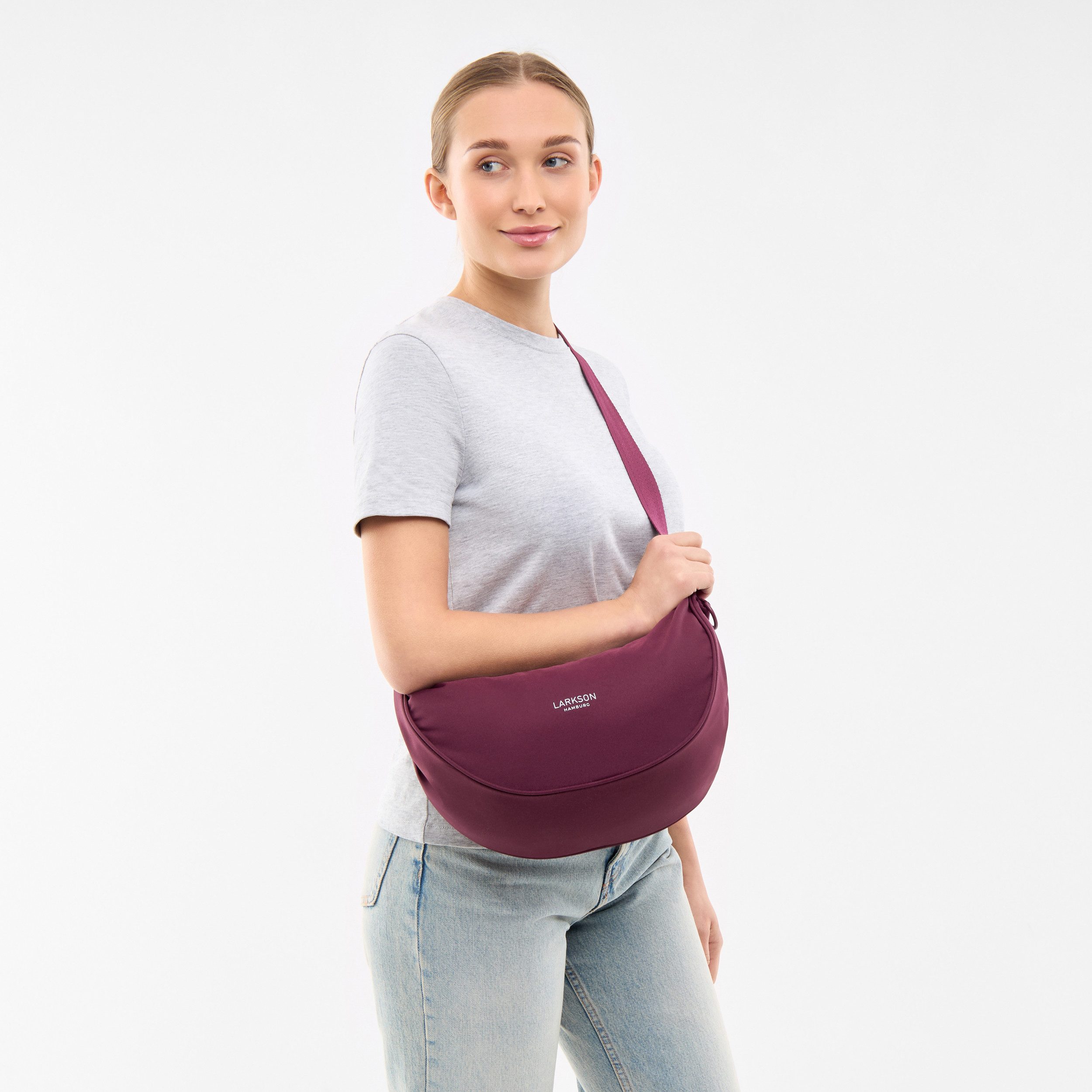 LARKSON Umhängetasche Solveig Medium Halbmondtasche für günstig online kaufen
