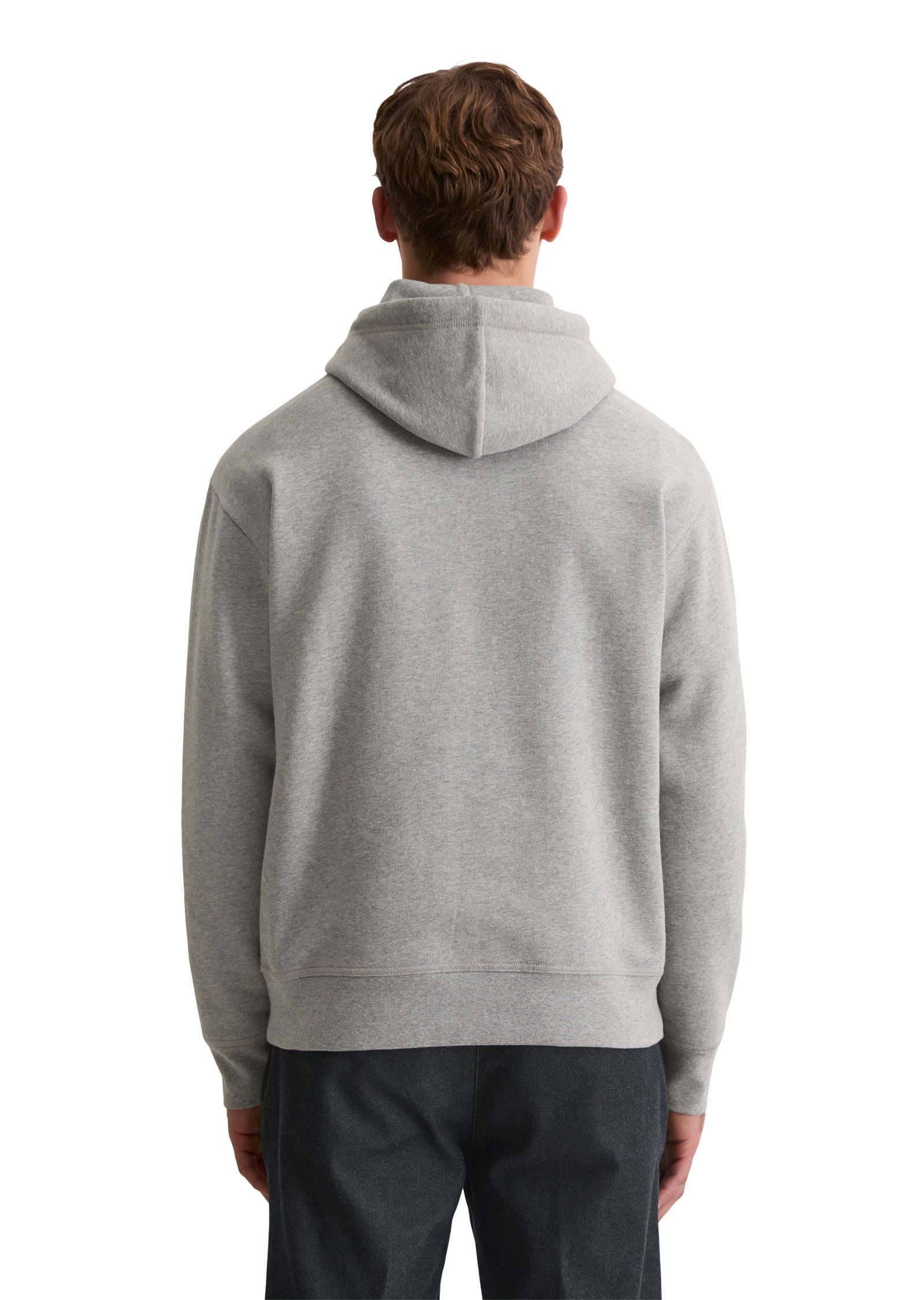 Marc O'Polo Hoodie relaxed fit aus weicher Bio-Baumwolle Ton-in-Ton Stickerei auf der Brust