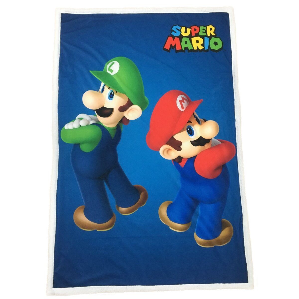 Wohndecke Super Mario Sherpa-Fleece-Decke 100x150cm, Super Mario, Geschenki günstig online kaufen