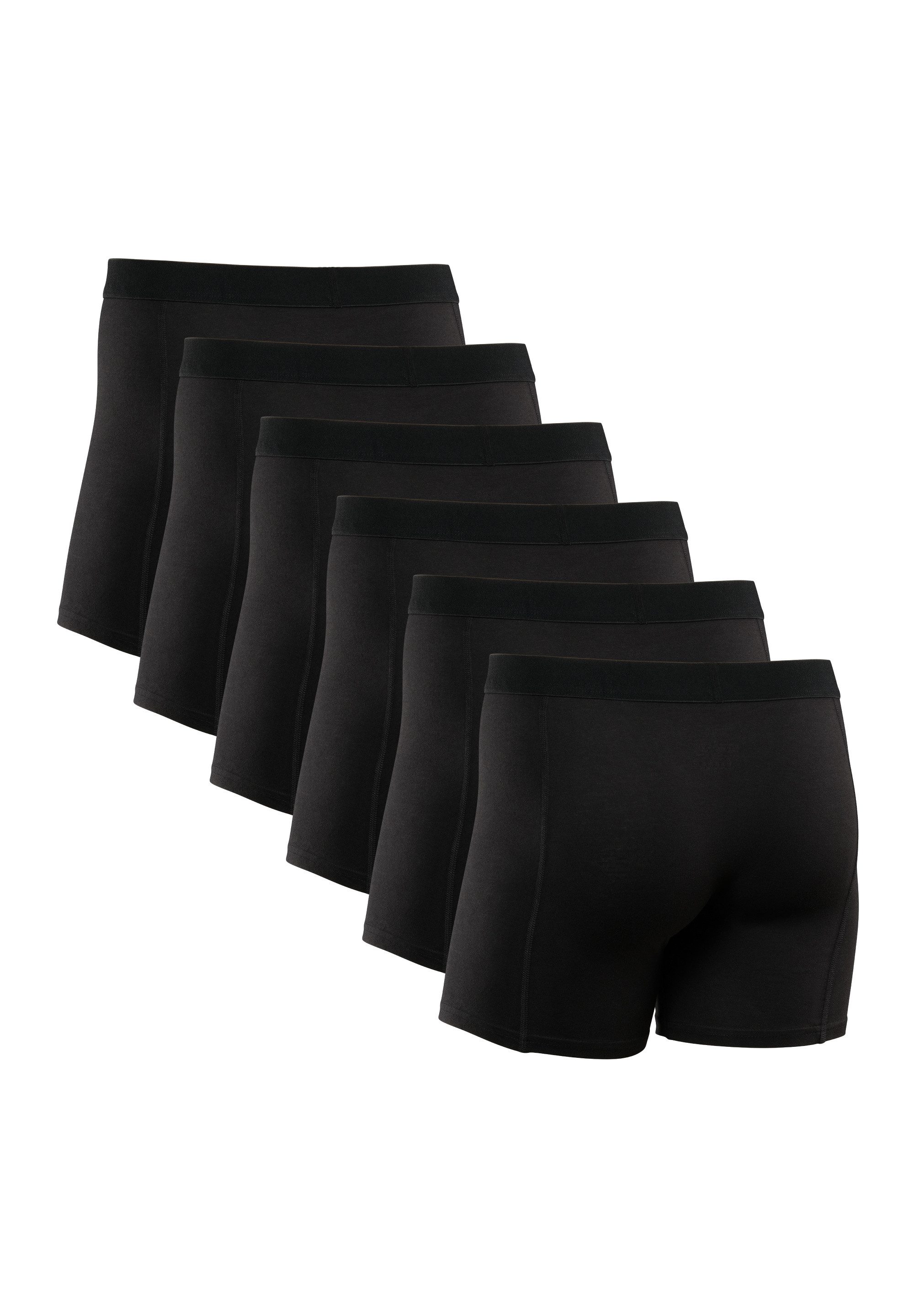 DANISH ENDURANCE Boxershorts Organic Trunks (6-St) aus Baumwolle, weicher Bund, ohne Etikett