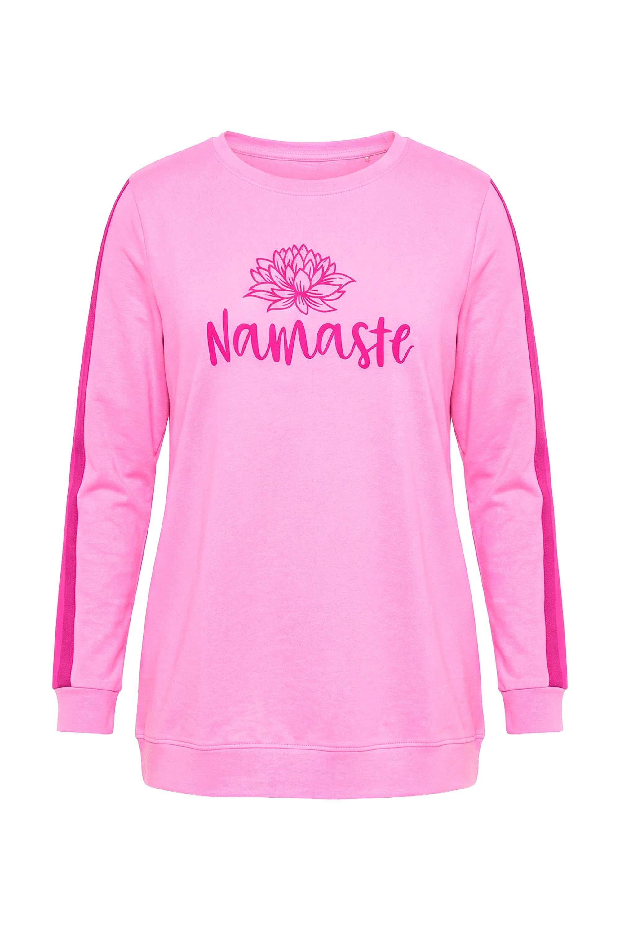 Angel of Style Sweatshirt Sweatshirt Komfort Fit Namaste-Motiv günstig online kaufen