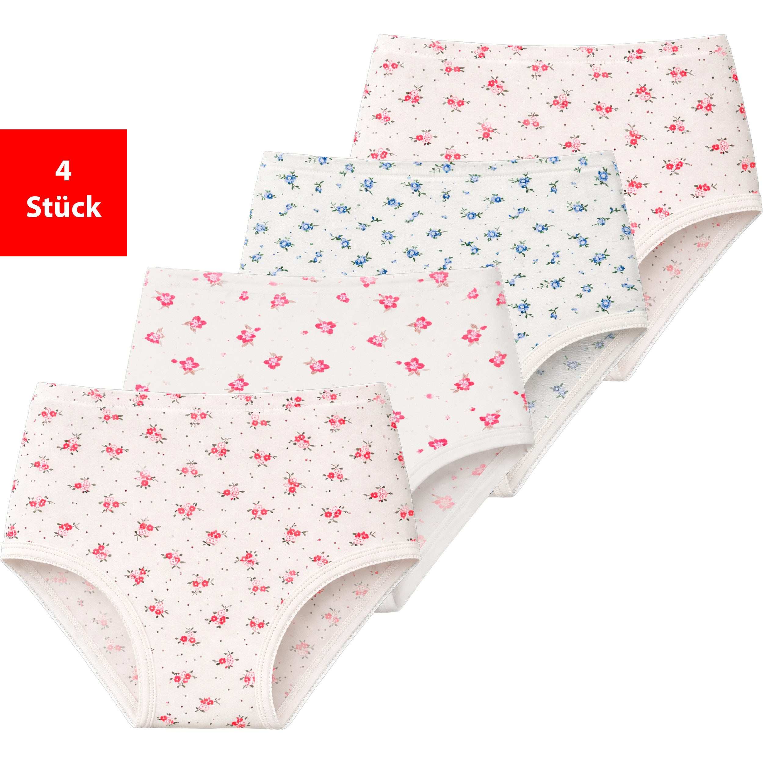 Fashionschmiede Taillenslip Damenslips aus 100% Baumwolle mit Stretch im 4e günstig online kaufen