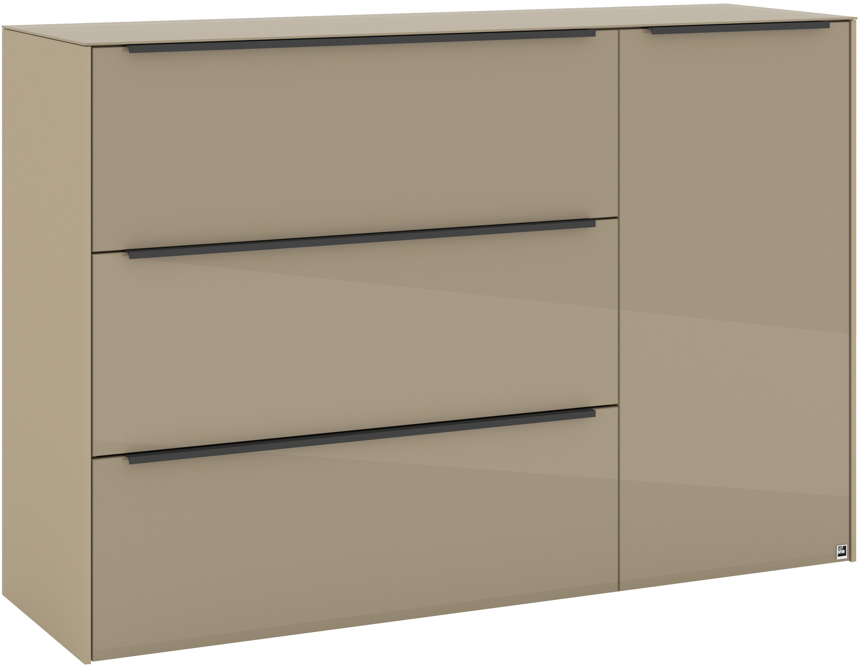set one by Musterring Sideboard Reno (1 St), Mit Gleitern und in verschiedenen Farben erhältlich