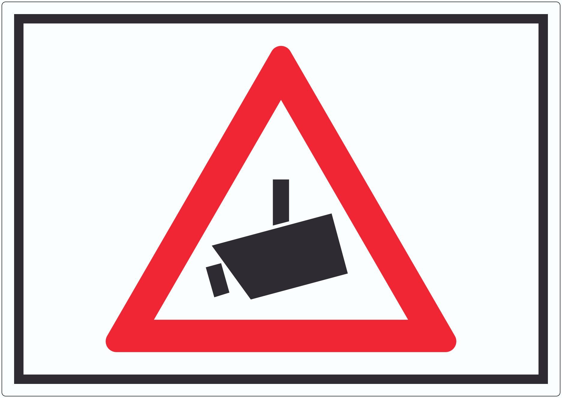 HB-Druck Aufkleber Achtung Videoüberwachung Kameraüberwachung Symbol Aufkleber, wetterfest, UV-beständig, kratzfest