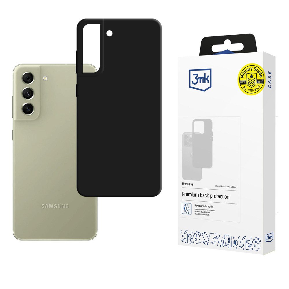 3MK Handyhülle Schutzhülle Smartphonehülle Rückseitenschutz, matt, stoßabsorbierend, induktiv ladbar