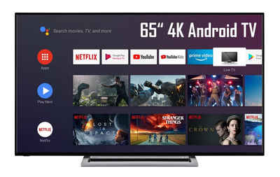Toshiba 65UA3A63DG LCD-LED Fernseher (164 cm/65 Zoll, 4K Ultra HD, Android TV, Android TV (HDR Dolby Vision, Triple-Tuner, Google Play Store, Google Assistant)