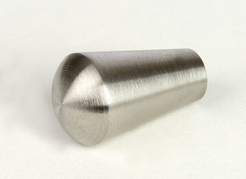 SO-TECH® Möbelknopf EK07 Ø 15 – 30 mm Edelstahl gebürstet, Edelstahl gebürstet Knopf Knauf incl. Schrauben