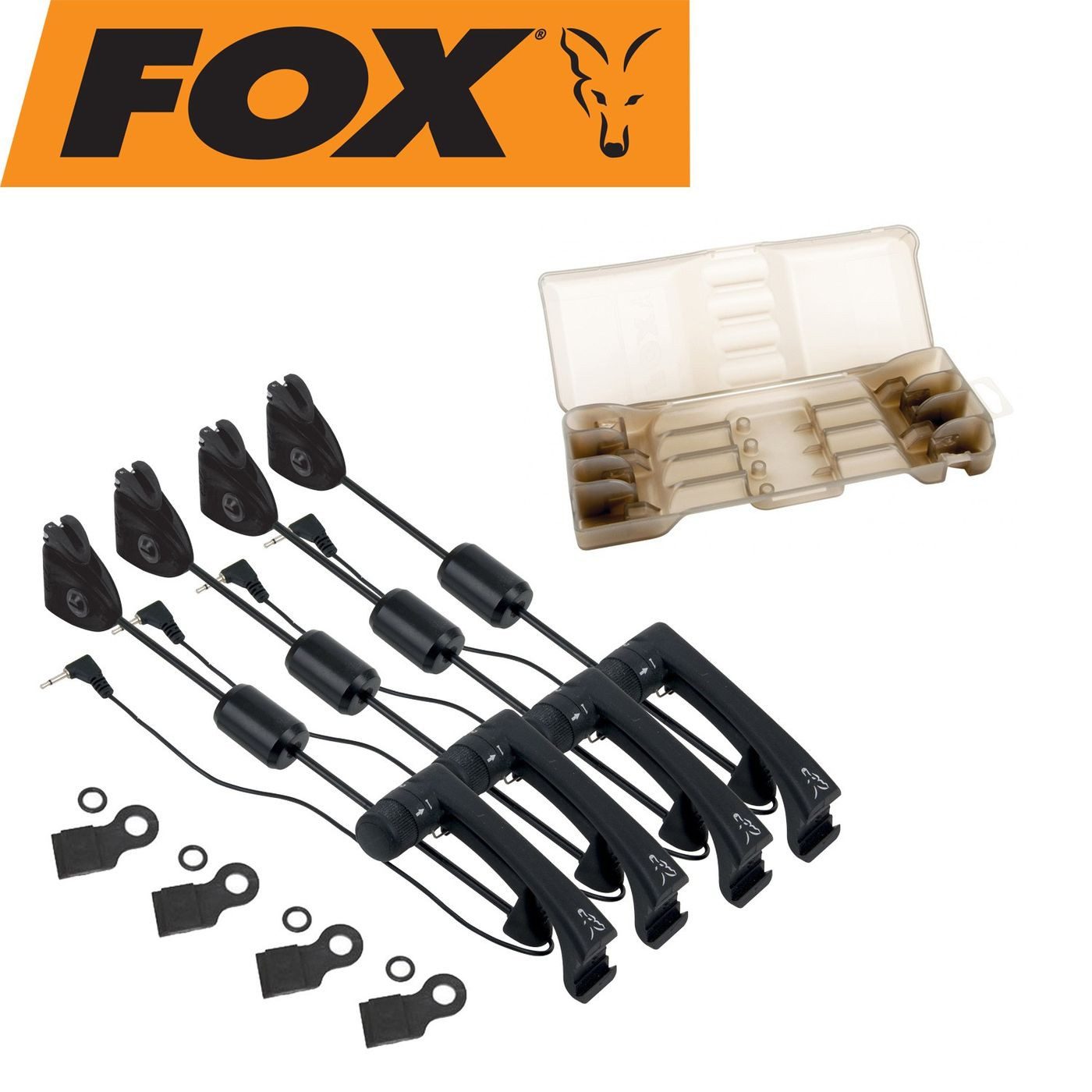 FOX International Hängebissanzeiger FOX MK2 Illuminated Swinger 4er Set black