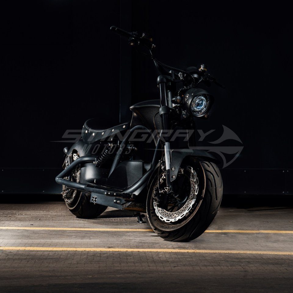 Stingray Motors E-Motorrad Stingray Harley 80 km/h - km/h E-Chopper Elektroroller, E-Motorrad 85 W, Pro 5000,00 - 