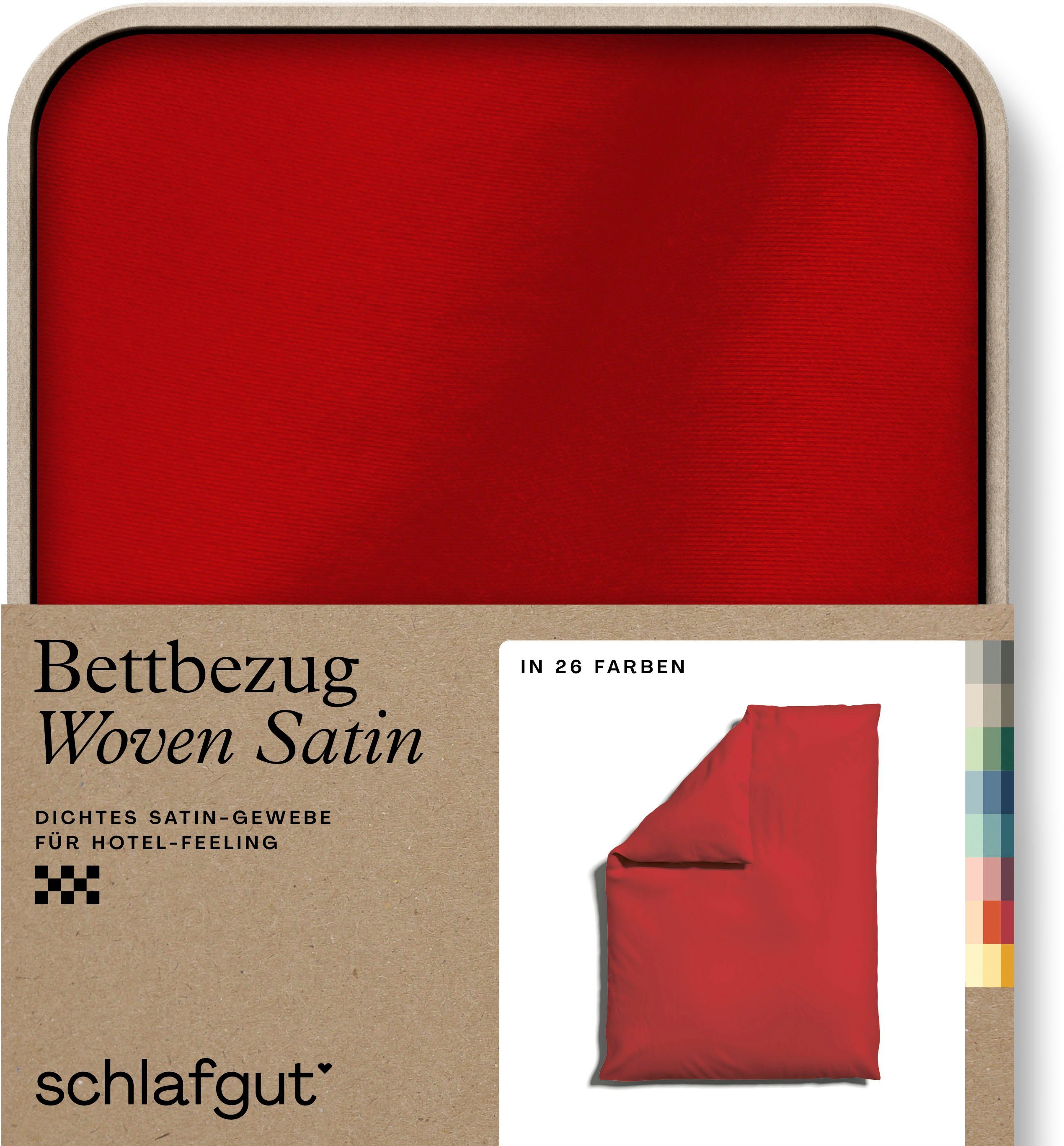 Schlafgut Bettbezug Woven Satin, (1 St), günstig online kaufen