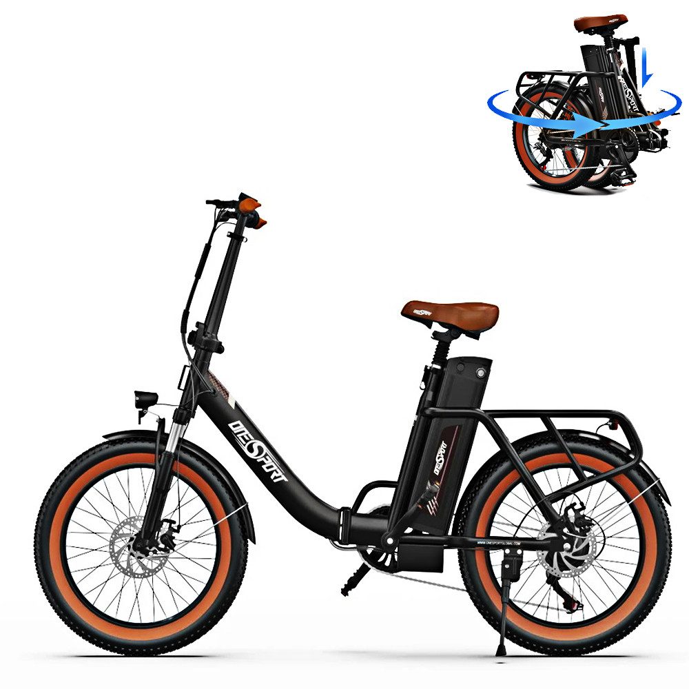 Fangqi E-Bike 20Zoll Klappelektrofahrrad,E-BIKE,MBT,48V/17AH Akku, SHIMANO 7Gang, Kettenschaltung, 250W Heckmotor, 816 Wh Nabendynamo, (E-Bike, geeignet für 160-200cm, mit Gepäcträger, Scheinwerfer, Schutzbleche, 3-Gang-Multifunktions-LCD-Display mit Bluetooth, Intelligente Elektrofahrzeuge für Männer und Frauen, Reichweite 100 km), Zusammenklappbar,geringer Energieverbrauch, leicht und flexibel,unisex