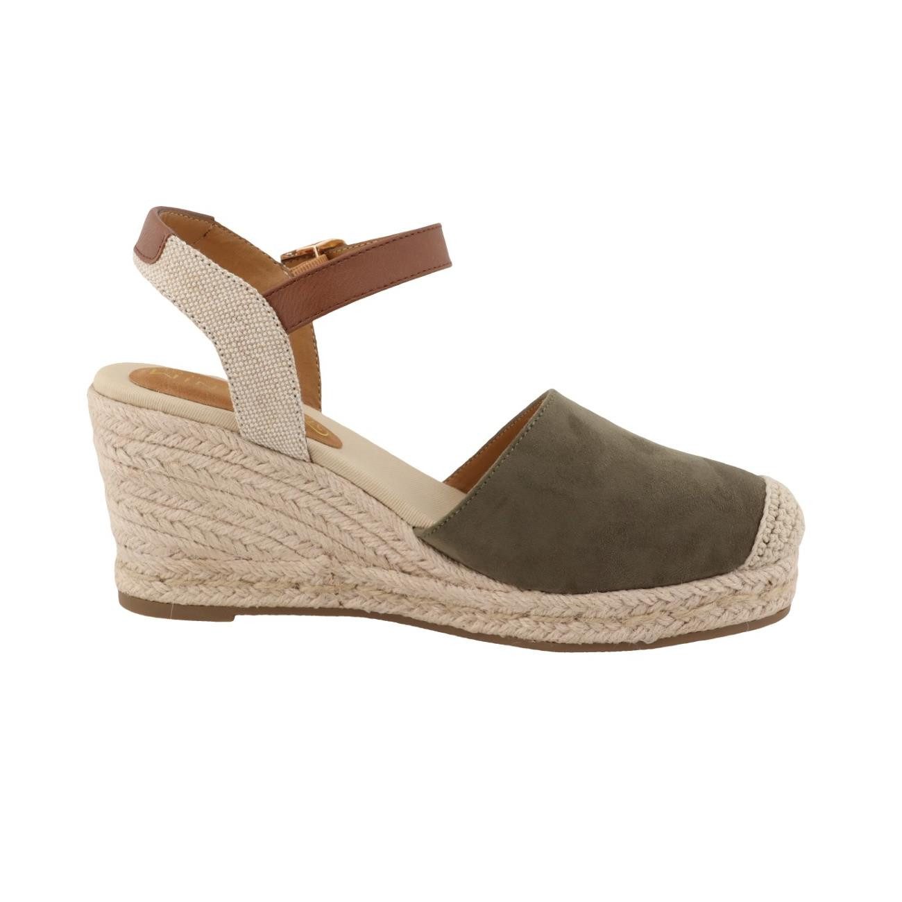 TOM TAILOR Tom Tailor Keilsandale khaki EUR 39 Keilsandalette
