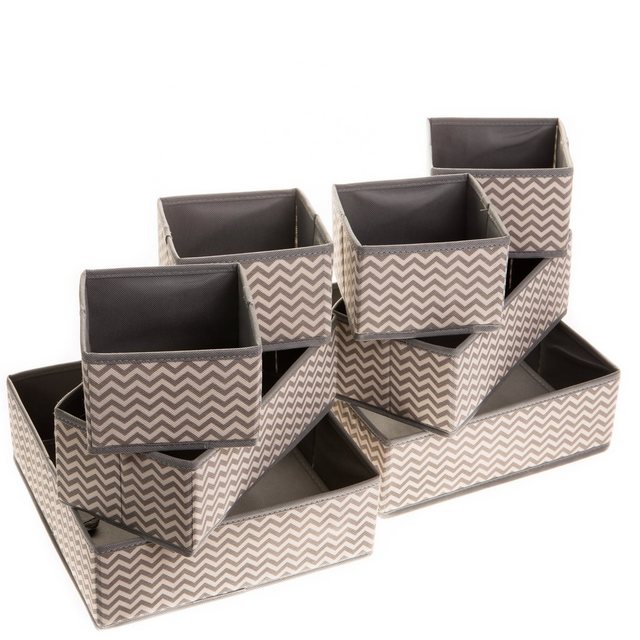 Centi Aufbewahrungsbox „8er Set Schubladen Ordnungssystem Schubladen Organizer“ (Spar Set, 8 St., 8er Set)