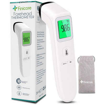 Gontence Stirn-Fieberthermometer Berührungsloses Stirnthermometer, Fieberalarm, 35 Speicherabrufe, Digitales Infrarot-Thermometer für Säuglinge und Erwachsene