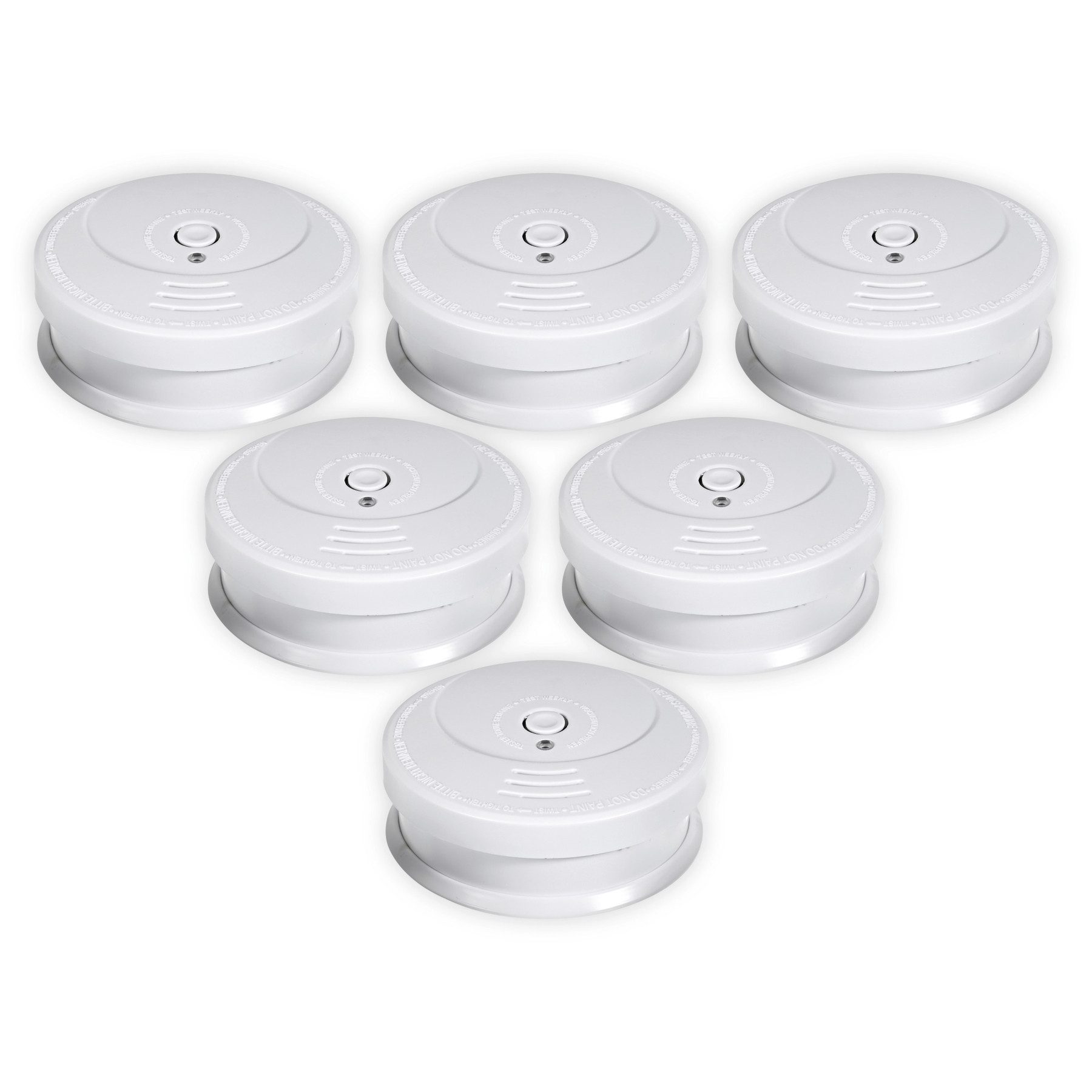 CORDES Brandschutzeinheit CORDES Rauchmelder GS506, 6 Stück