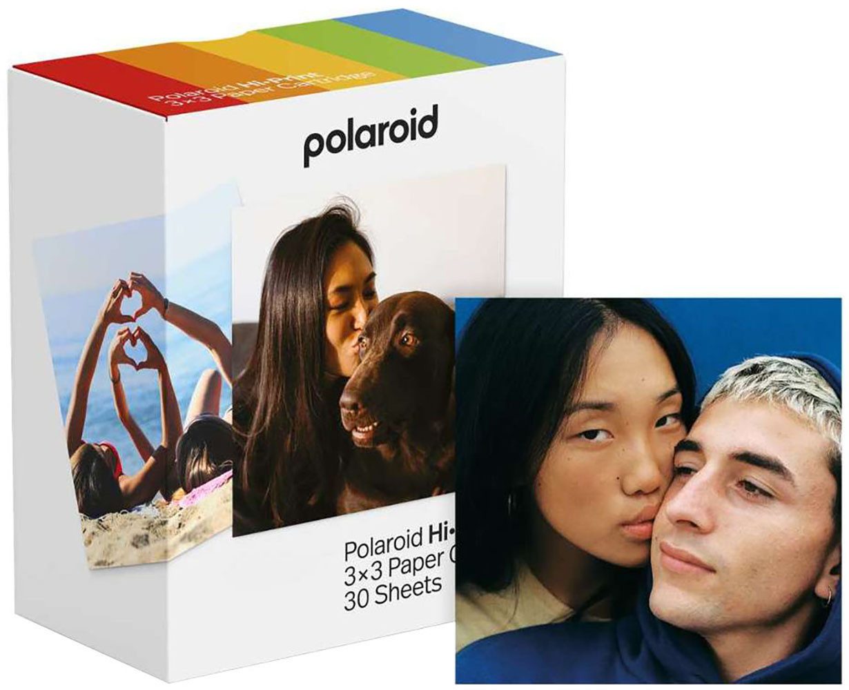 Polaroid Fotopapier Hi Print 3x3 Papierkassette - 30 Blatt