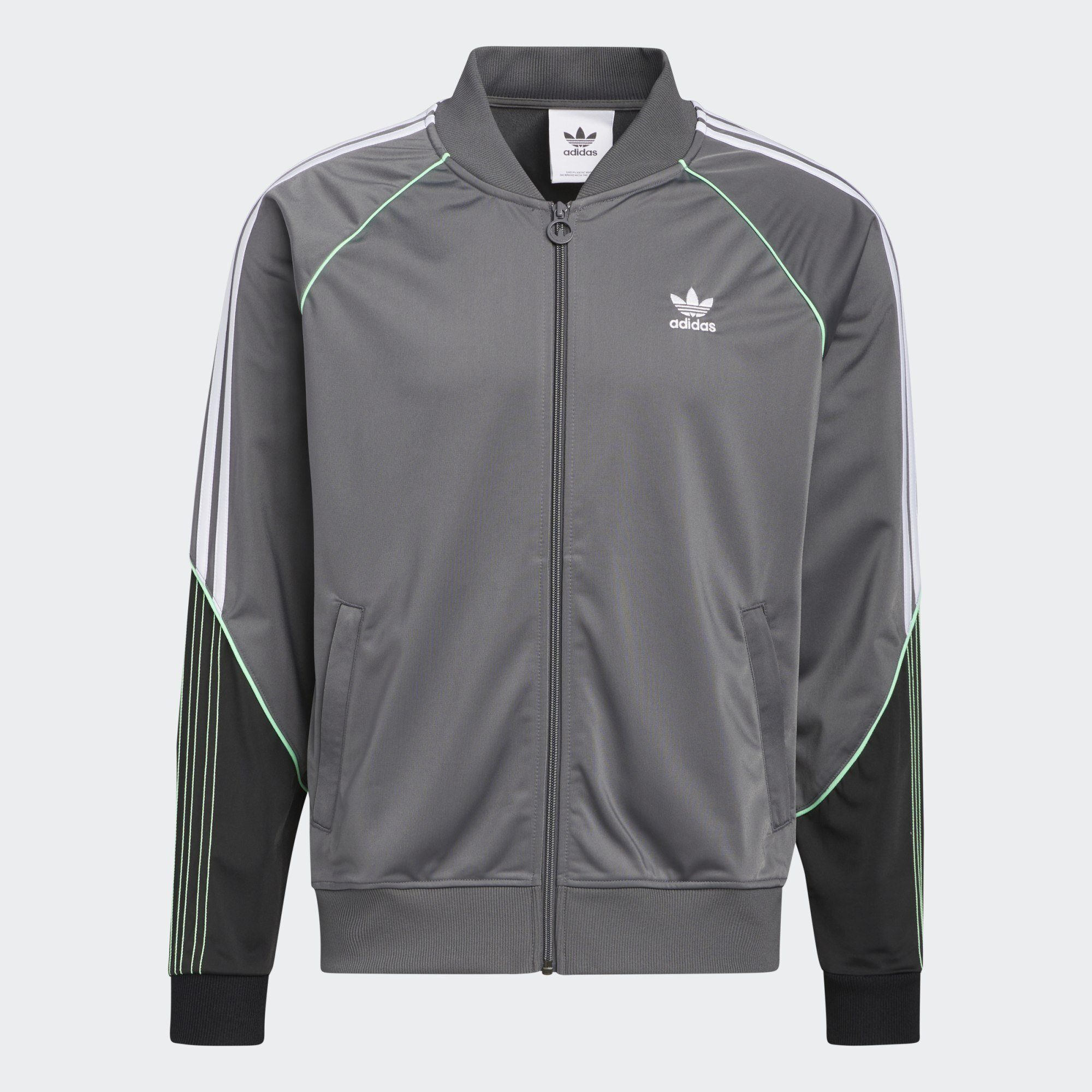 adidas Originals Trainingsjacke TRICOT White ORIGINALS SST Black / / Five Grey JACKE