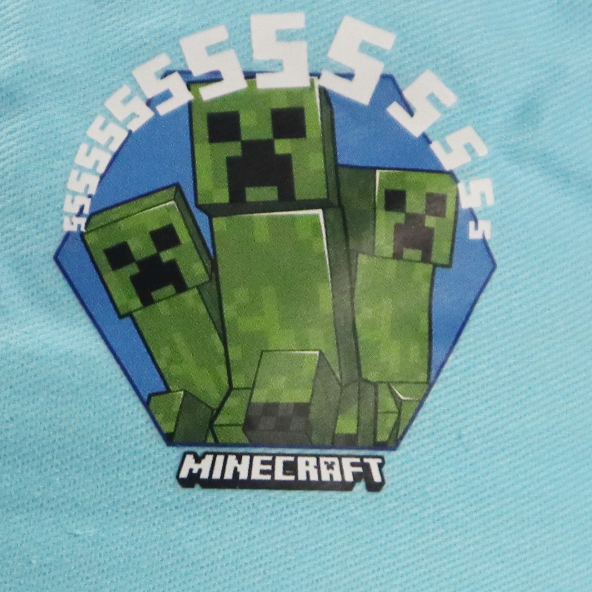 Grün in Minecraft bis oder 100% Fischerhut Jungen Blau Hut Kinder Gr. 52 54, Creeper Baumwolle Minecraft