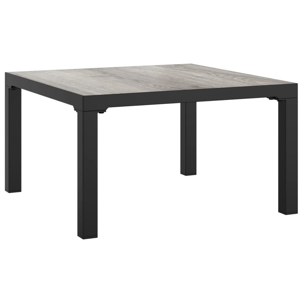vidaXL Sofaelement Garten-Couchtisch Grau 55x55x31 cm günstig online kaufen