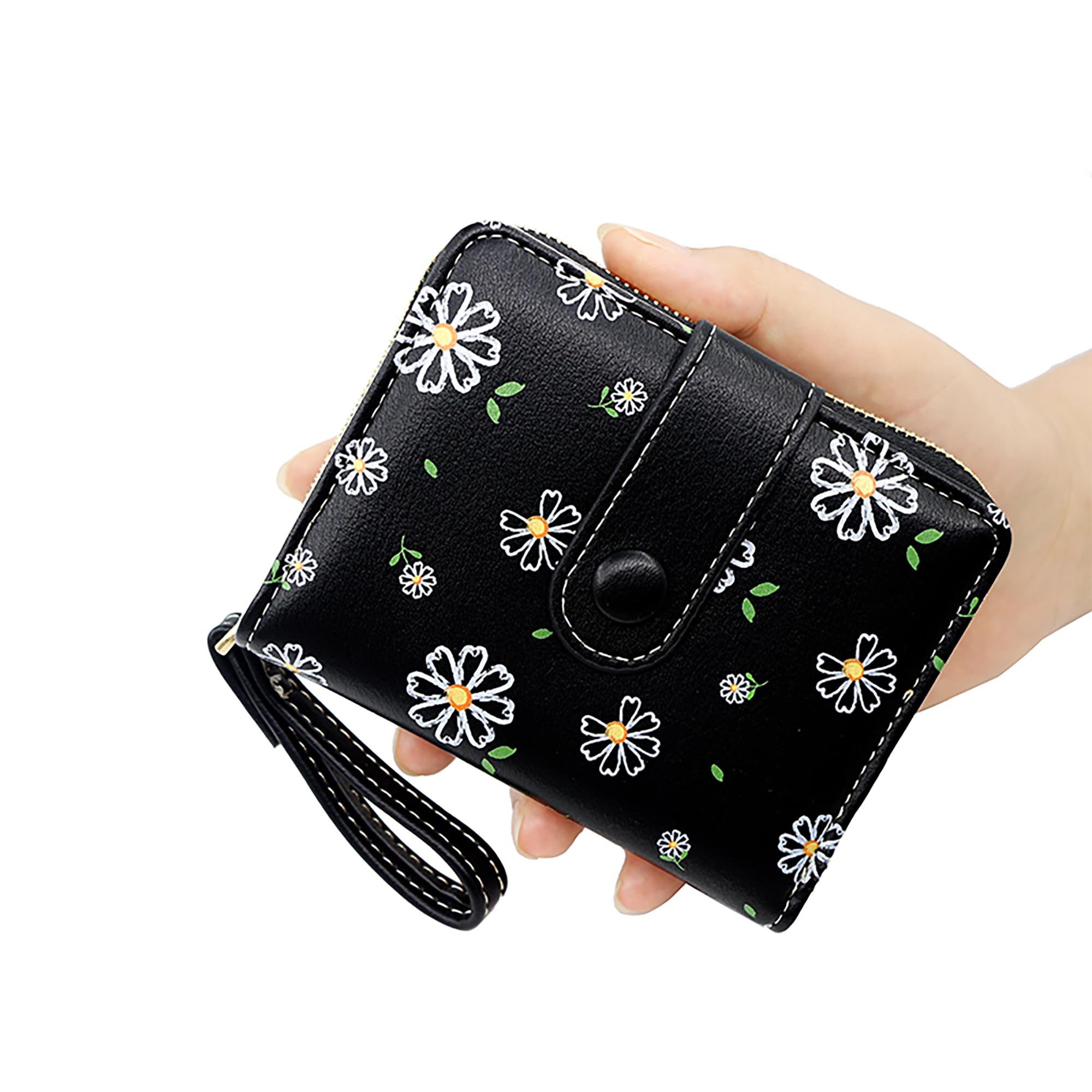 Zaewry Geldbörse Damen Geldbörse,Portemonnaie, Mini Geldbeutel mit Zipper Münzfach