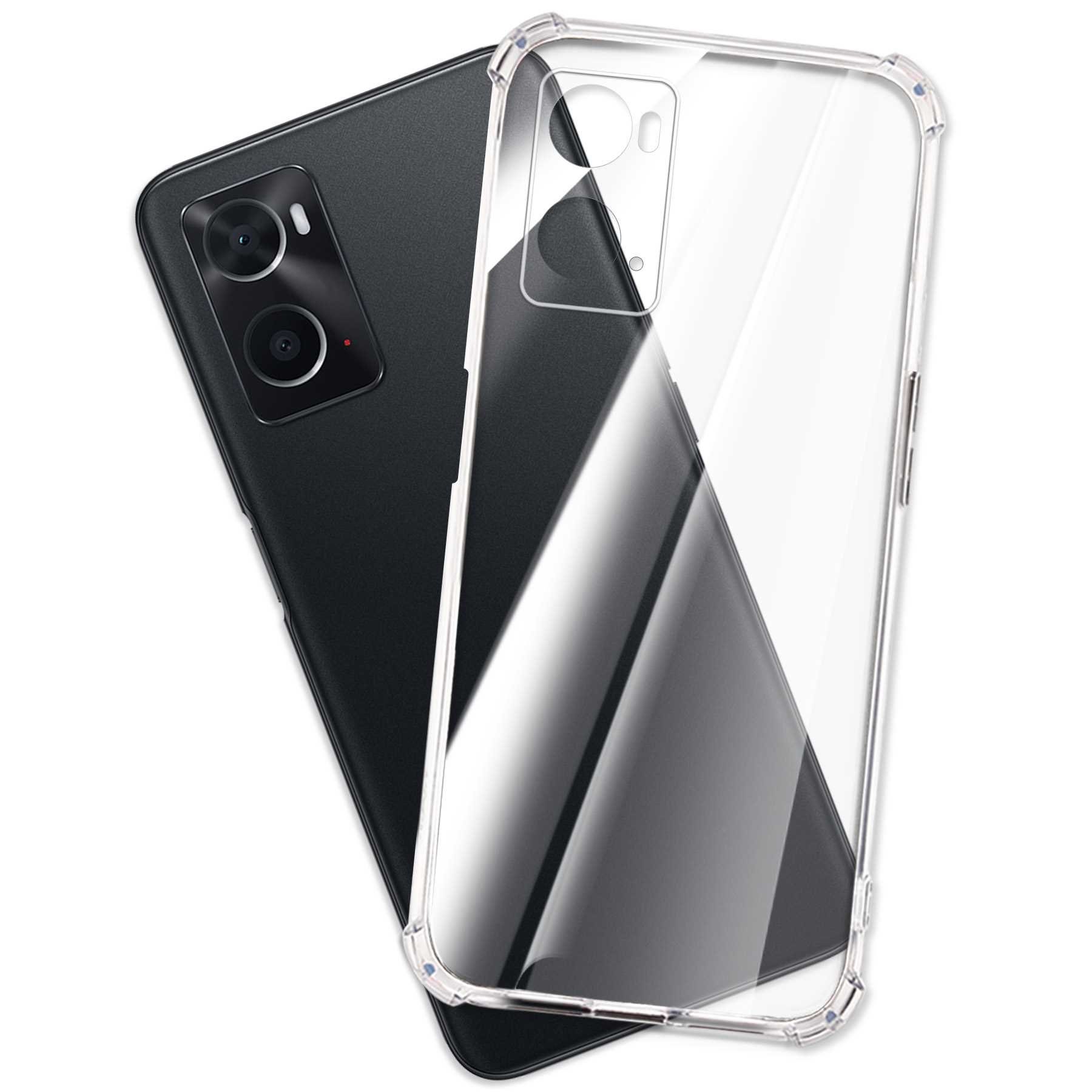 mtb more energy Smartphone-Hülle Clear Armor Case für Oppo A76, Transparente TPU Schutzhülle Case Backcover mit Anti-Shock Verstärkung