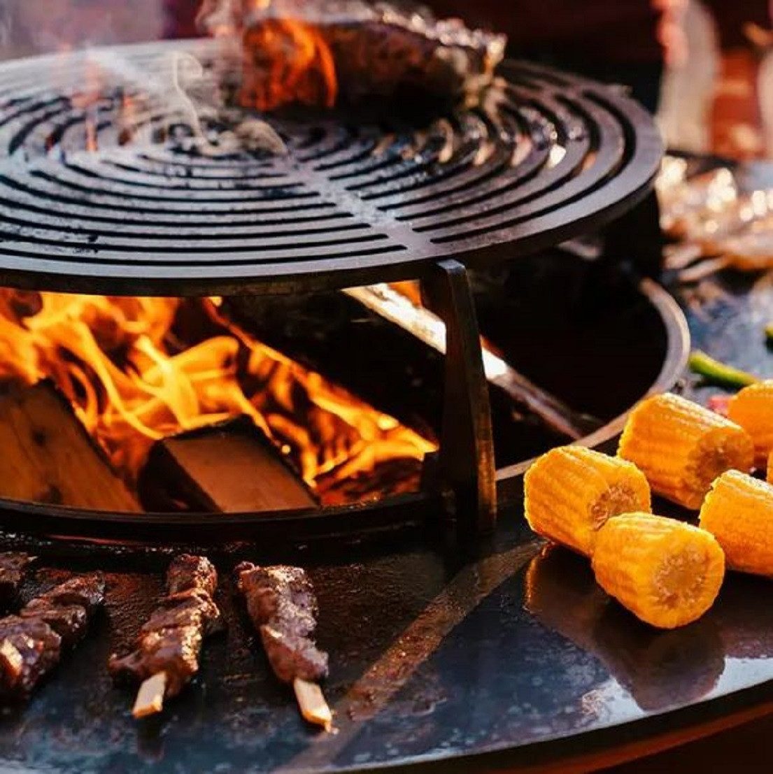 Adezz Holzkohlegrill Grillstation Seare-Halo