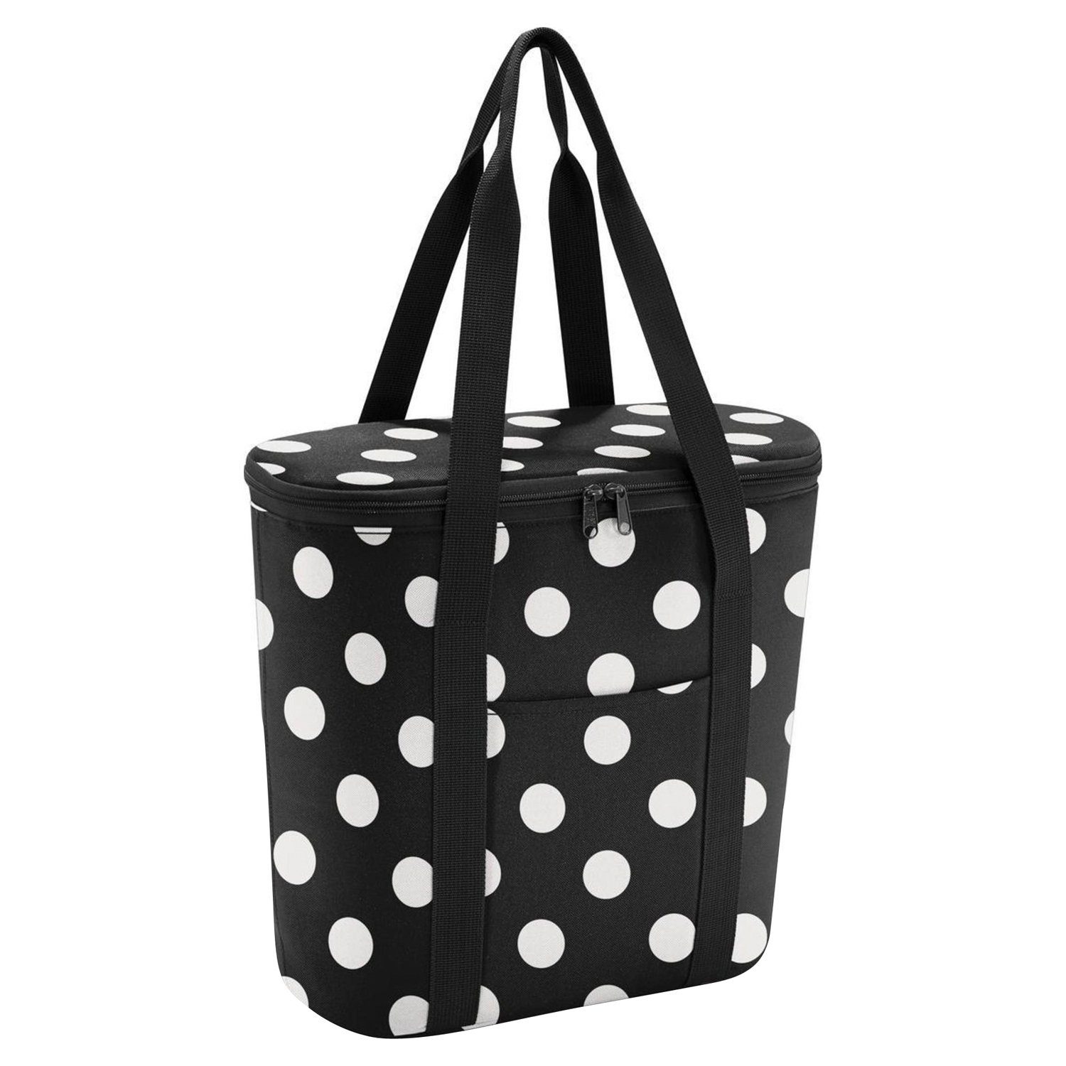 Kühltasche THERMOSHOPPER, Schwarz, Weiß, Polyester
