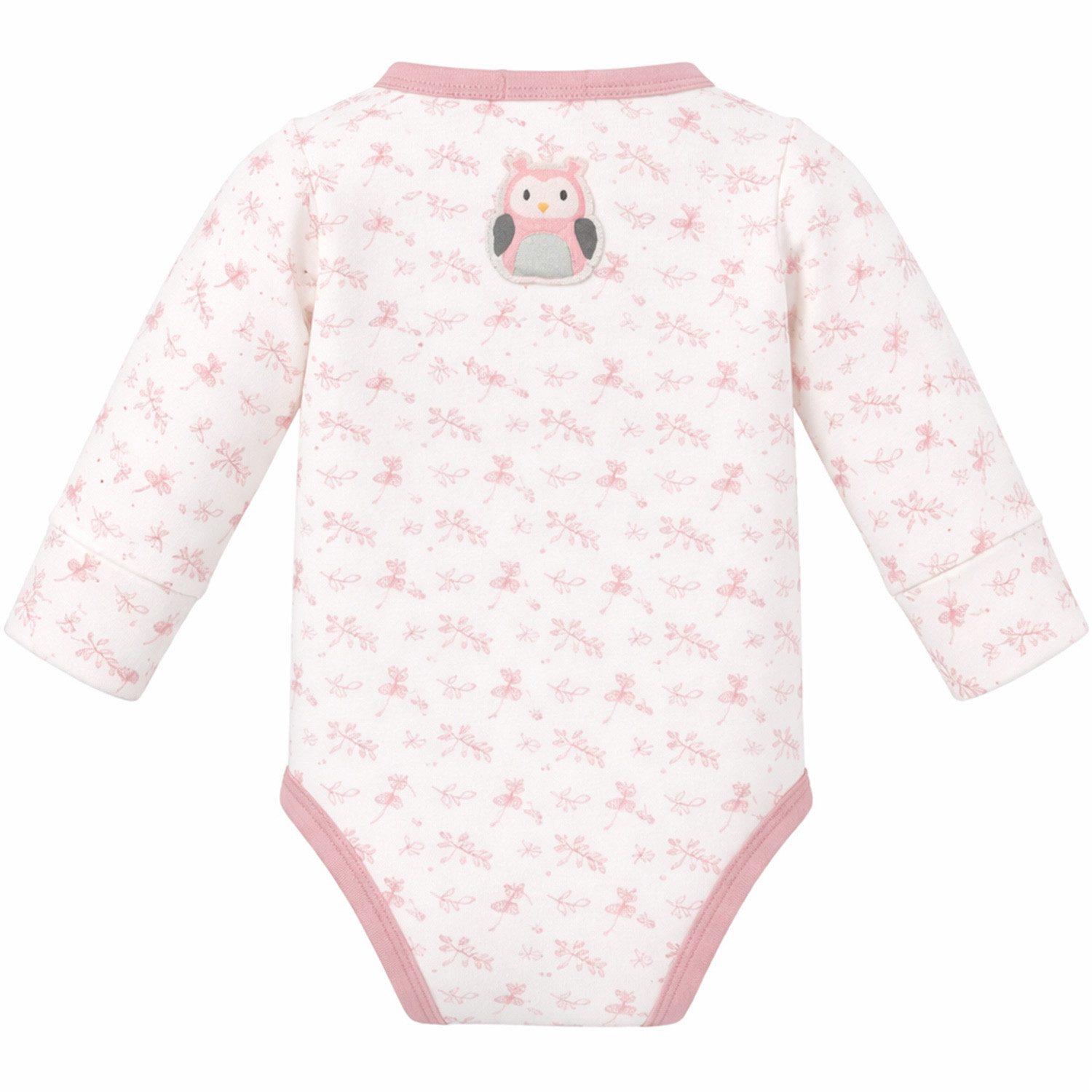 BONDI Strampler BONDI Baby Langarm Body 'Mom+Dad' 93733, Offwhite