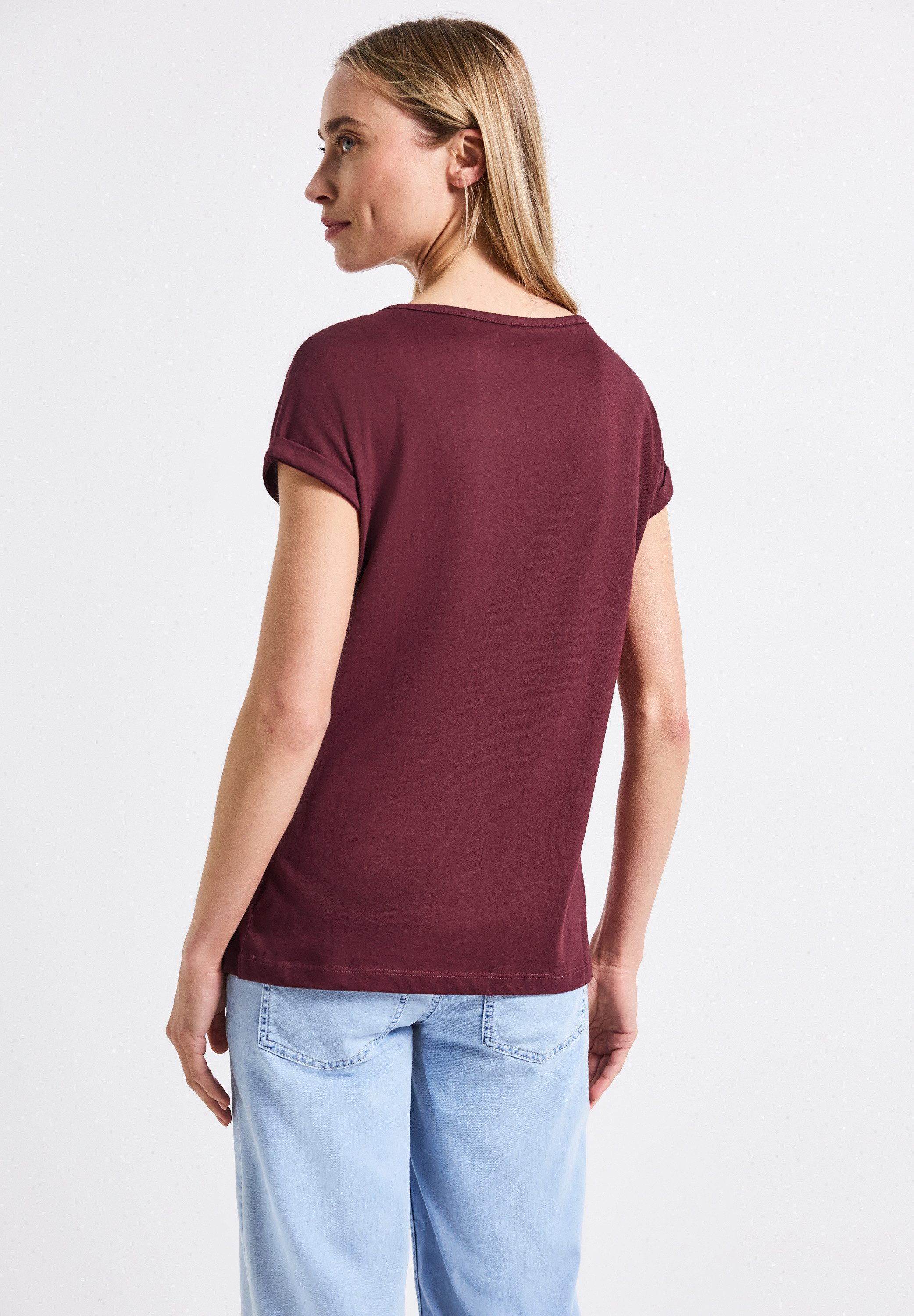 STREET ONE T-Shirt aus Baumwolle mit günstig online kaufen