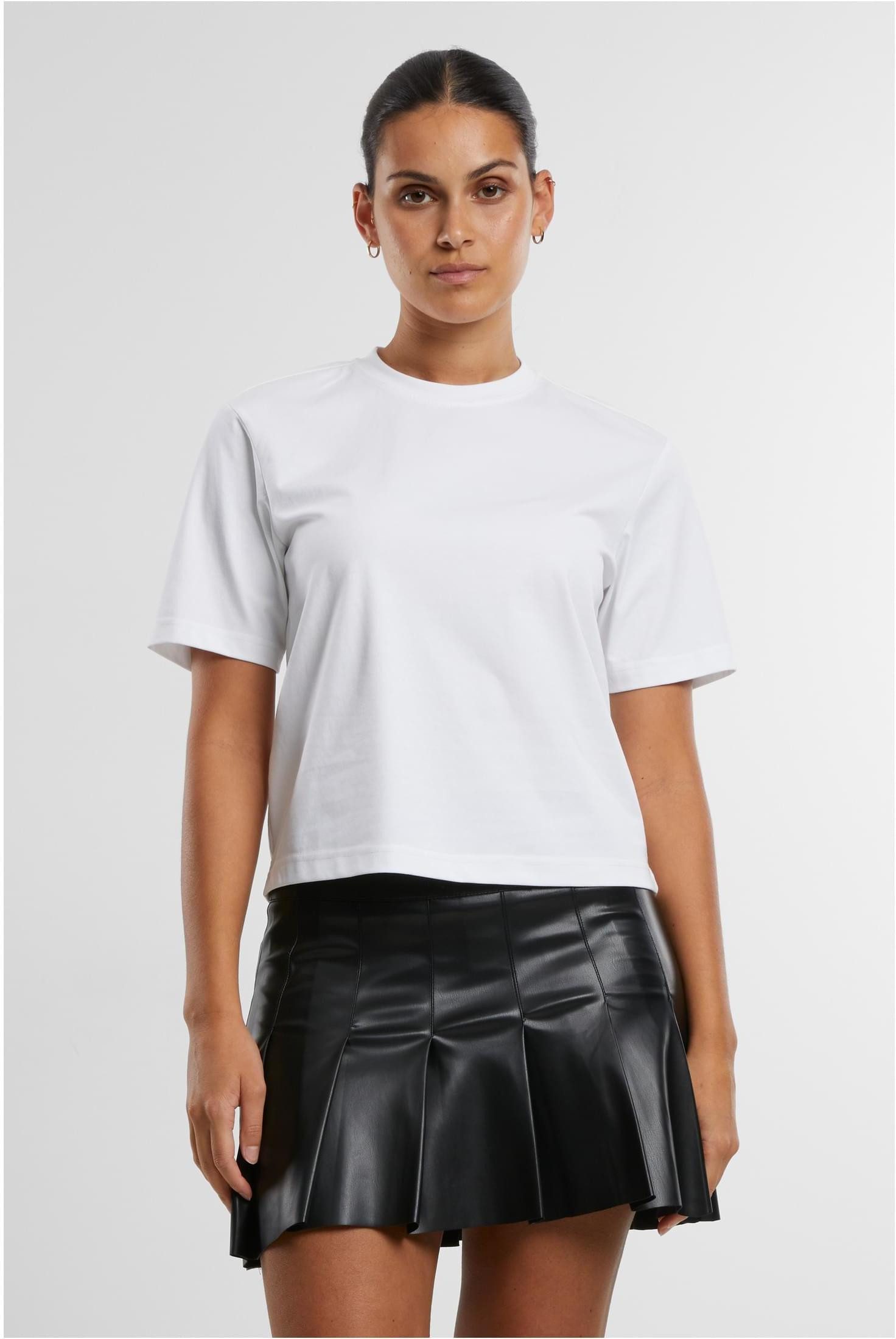 URBAN CLASSICS Rundhalsshirt Ladies Sorona Loose Fit Tee Damen T-Shirt