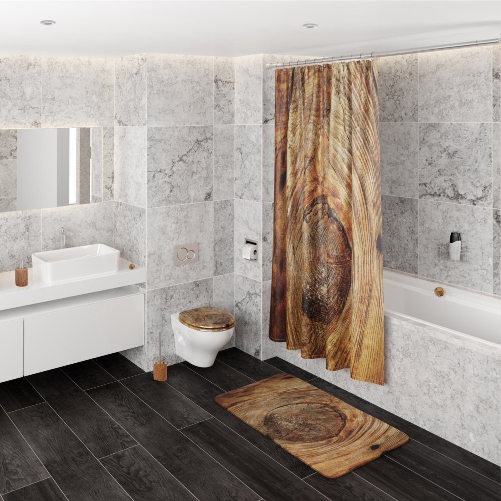 WC-Bürste WC-Reinigungsbürste Sanilo stylish, auswechselbarem modern Bürstenkopf mit Rustikal & 2,