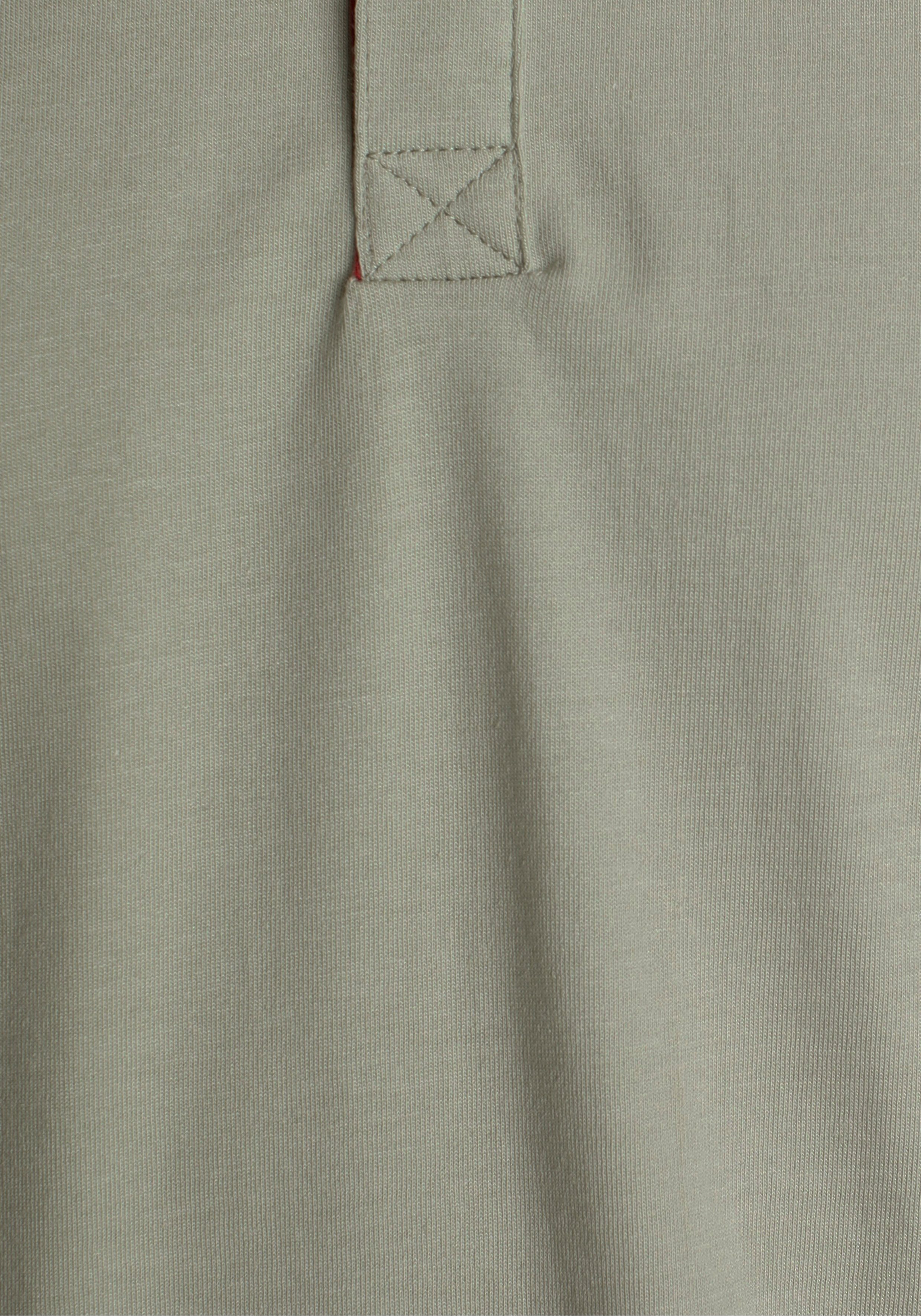 AJC Poloshirt in Kontrasten mit besonderer melange Optik khaki neon melange und