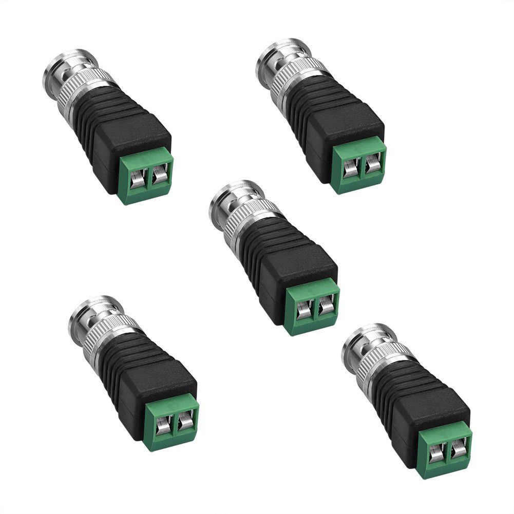 euroharry BNC Stecker auf Klemmenblock Adapter für CCTV Video Kameras Adapter