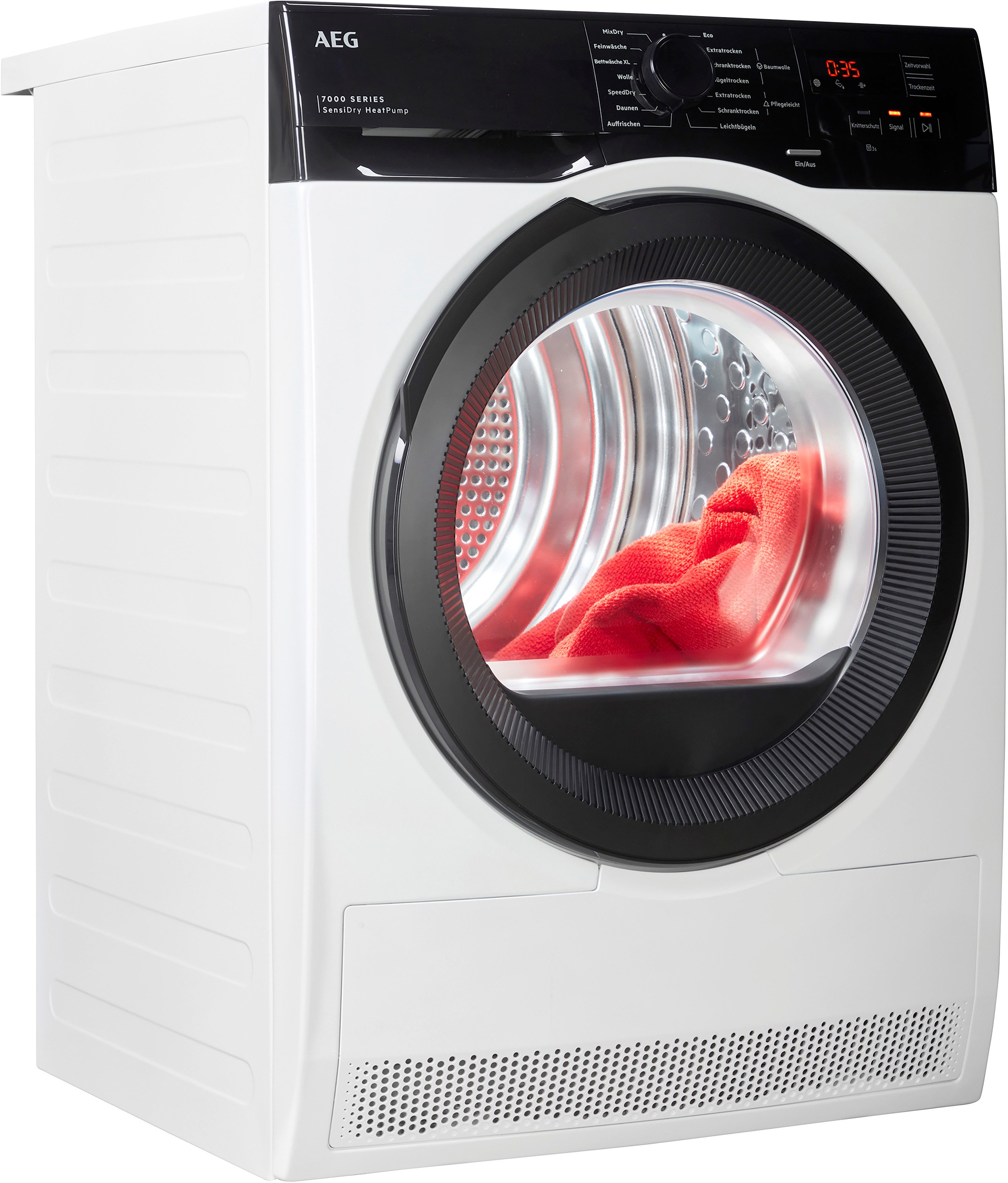 AEG Wärmepumpentrockner 7000 TR7TE86, SensiDry® Wärmepumpentrockner: Textilschonend bei niedriger Temperatur