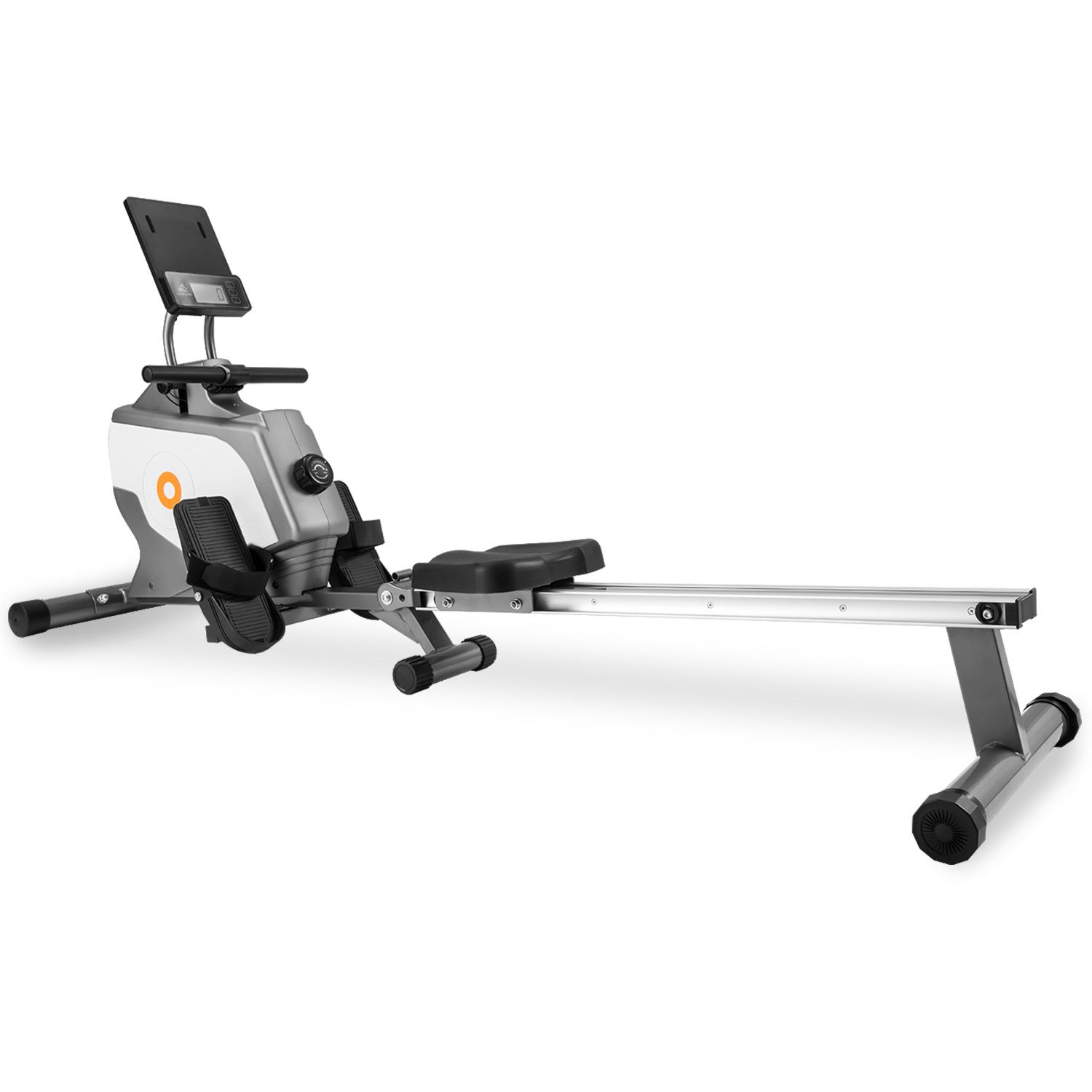 MODFU Rudergerät Magnetisches Rudergerät Rudermaschine klappbar 8 Widerstandsstufen (mit Transporträdern, leises Magnetbremssystem, Enthält kein PAD), das Heim-Fitnessstudio Rower Ruderer Bis 120KG