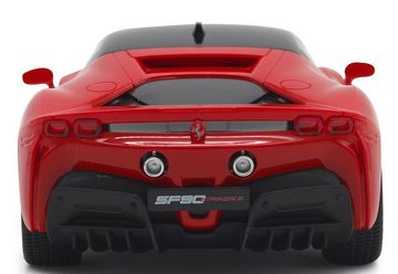 Jamara RC-Auto Ferrari SF90 Stradale 1:24, rot - 2,4 GHz