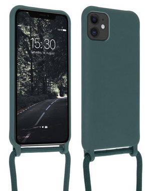 MyGadget Handyhülle Handykette für Apple iPhone 11, TPU Hülle mit Band mit Handyband zum Umhängen Kordel Case Schutzhülle