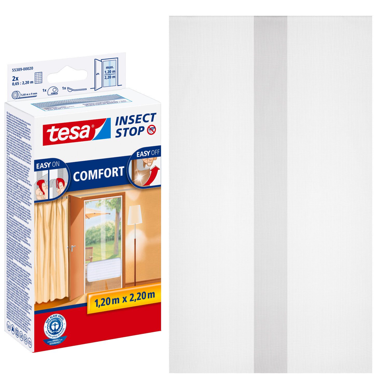 Fliegengitter-Gewebe Insect Stop Comfort Fliegengitter für Türen