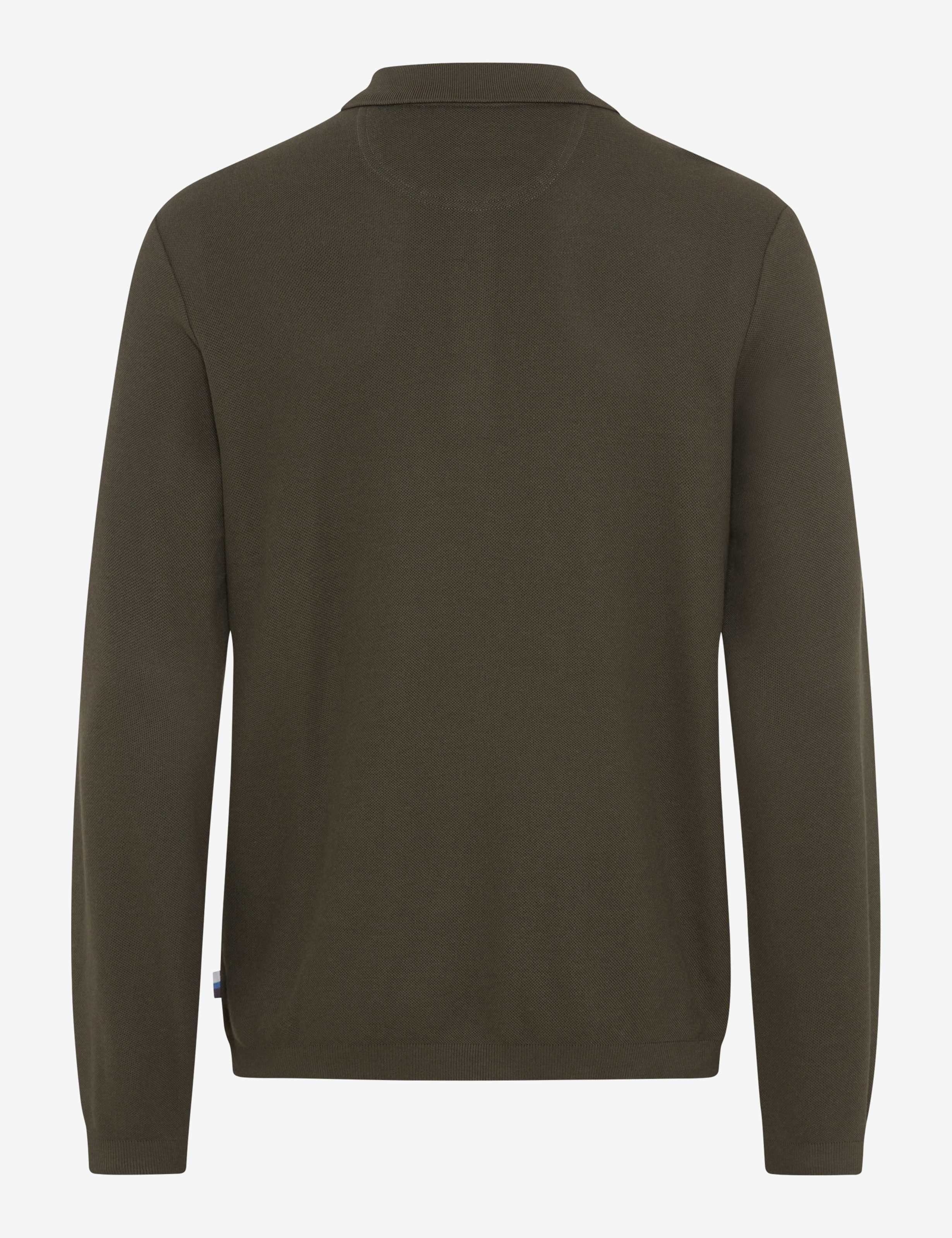 Brax Langarm-Poloshirt