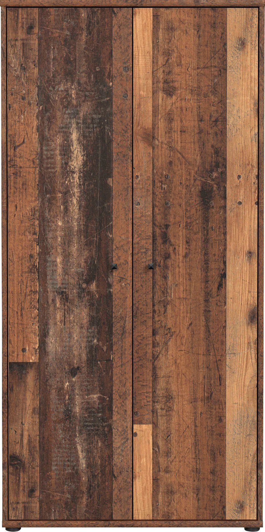 FORTE Schuhschrank Tempra, Mehrzweckschrank, 2 Türen, Einlegeböden, Höhe 149,5,5 cm Breite 73,7 cm