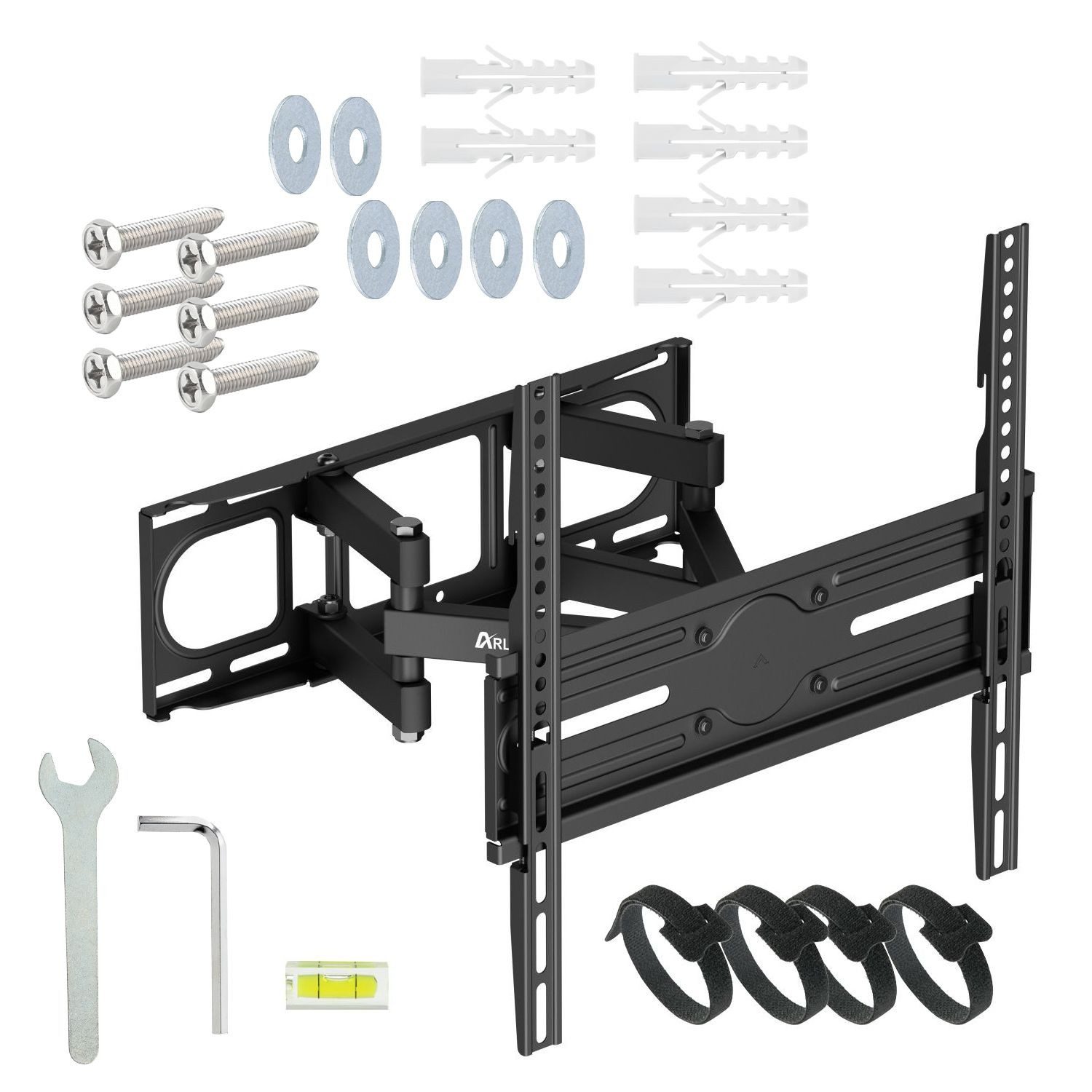 ARLI TV-Wandhalterung TV Wandhalter Wandhalter neigbar 32 40 43 49 50 52 55 zoll Fernseher, (bis 55,00 Zoll, 1-tlg., Inklusive Wasserwaage, VESA Norm)