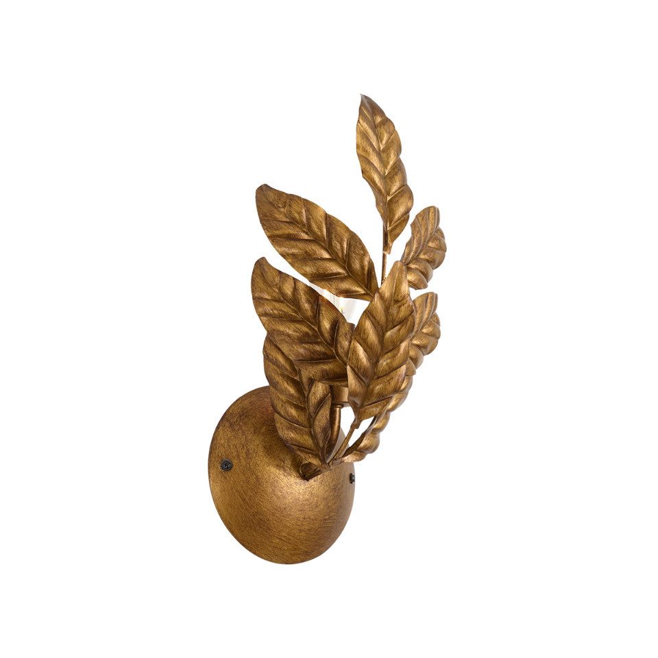 Qazqa Wandleuchte Linden, ohne Leuchtmittel, Warmweiß, QAZQA Wand­leuchte, e14, Gold, Stahl, classic-antique