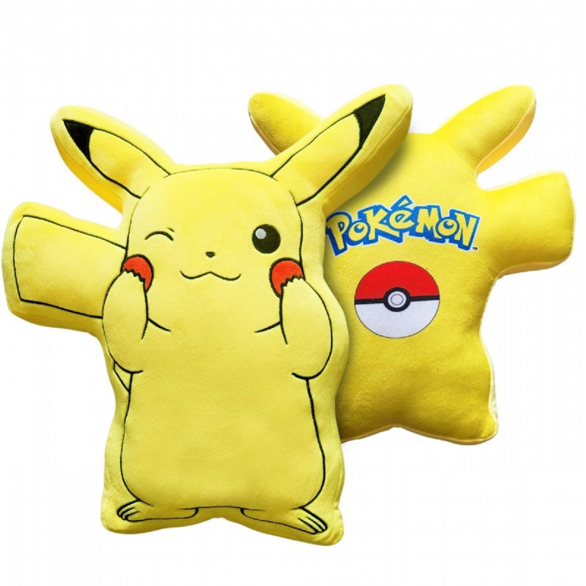 POKEMON JUEGO DE CARTAS Dekokissen - Formkissen Weiche Kuschelkissen