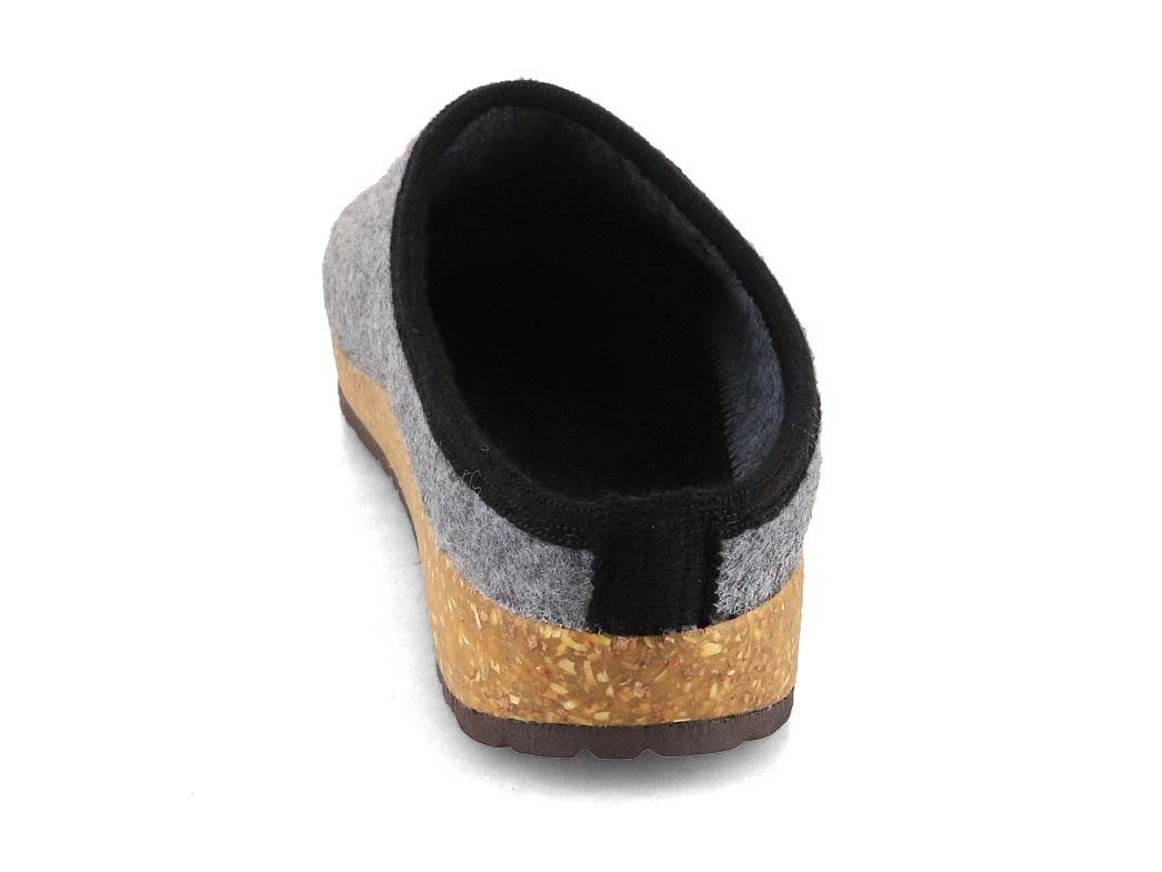 Tuffeln Filz-Pantoffeln Komfort Herren Clogs mit Kork-Fußbett Hausschuh vegan aus 100% Tuf-Felt