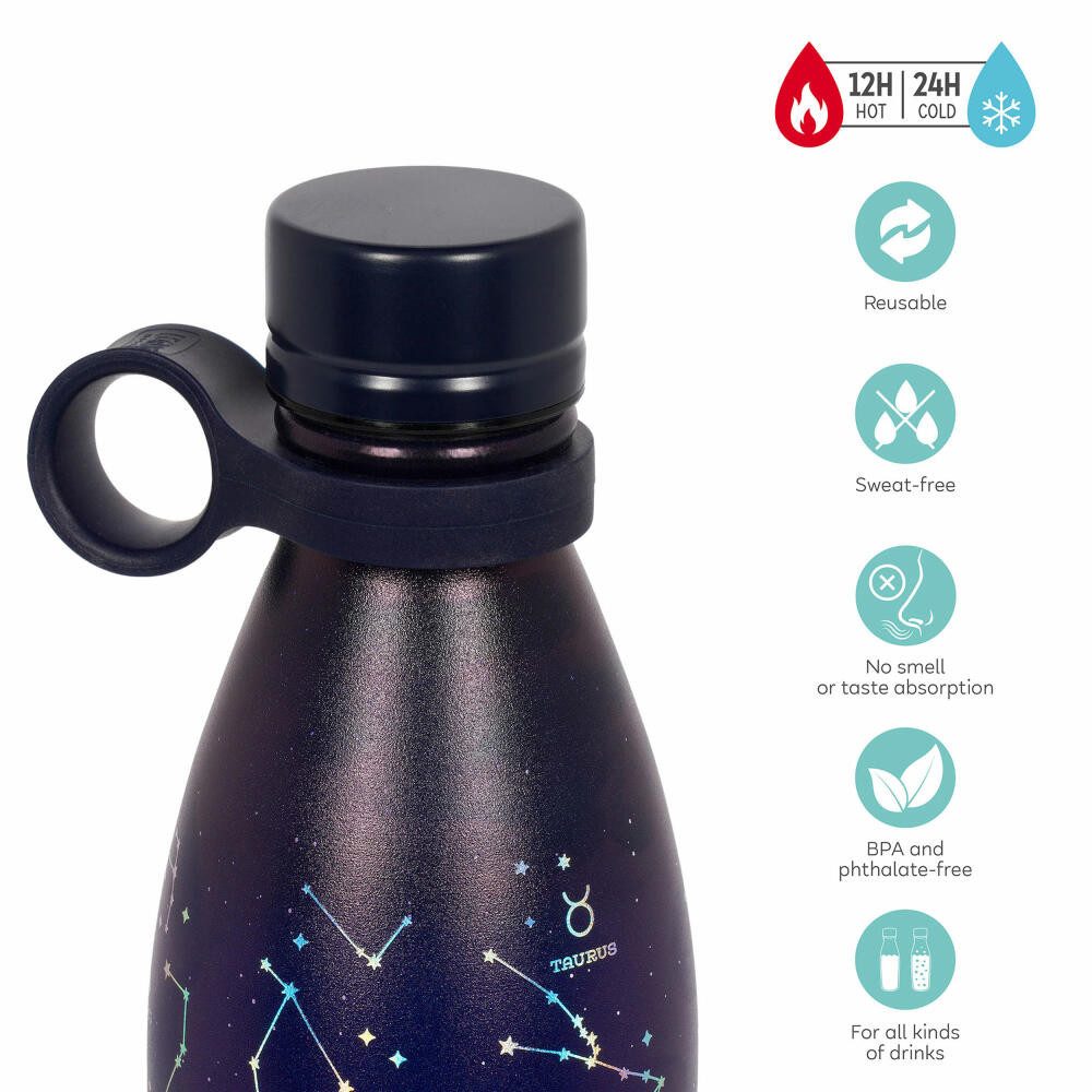 Legami Trinkflasche Vacuum Bottle Hot & Cold Stars, 800 ml