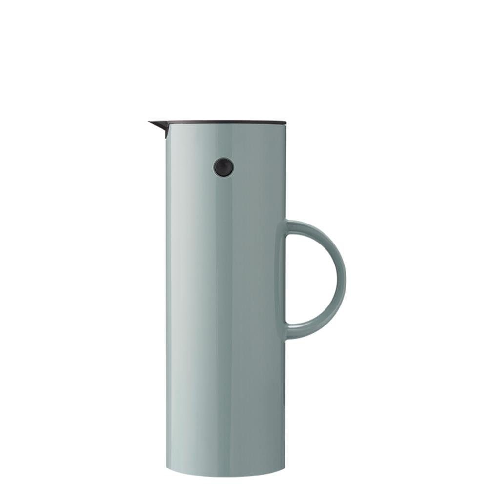 Stelton Isolierkanne EM77, 1 l, mit Glaseinsatz, Kippverschluss und Schraubdeckel