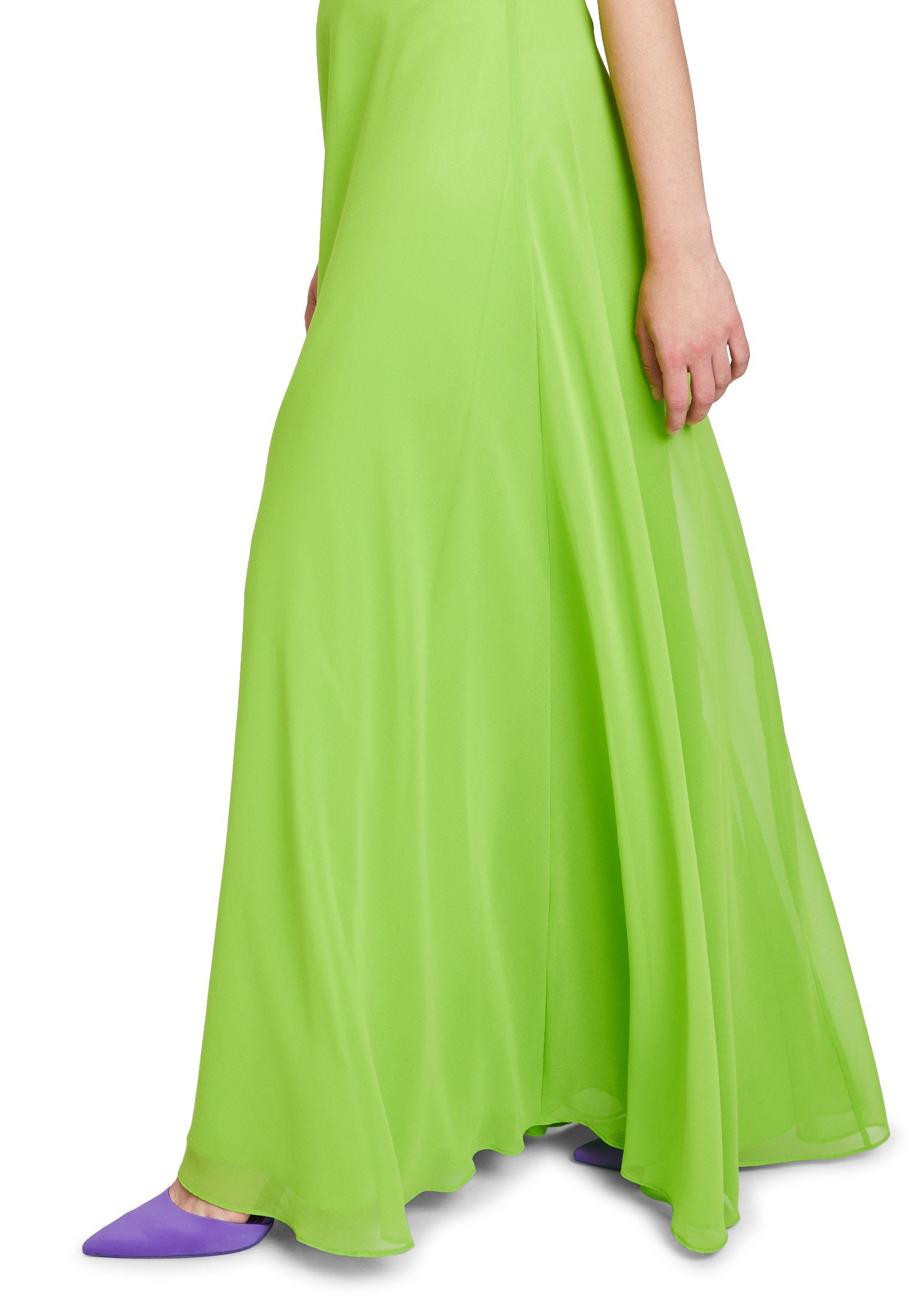 Cut-Outs Plissee Lime mit Mont Fresh Vera (1-tlg) Maxikleid