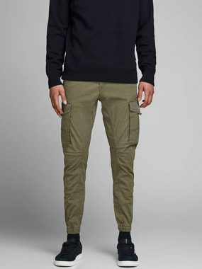 Jack & Jones Stoffhose olive regular (1-tlg)