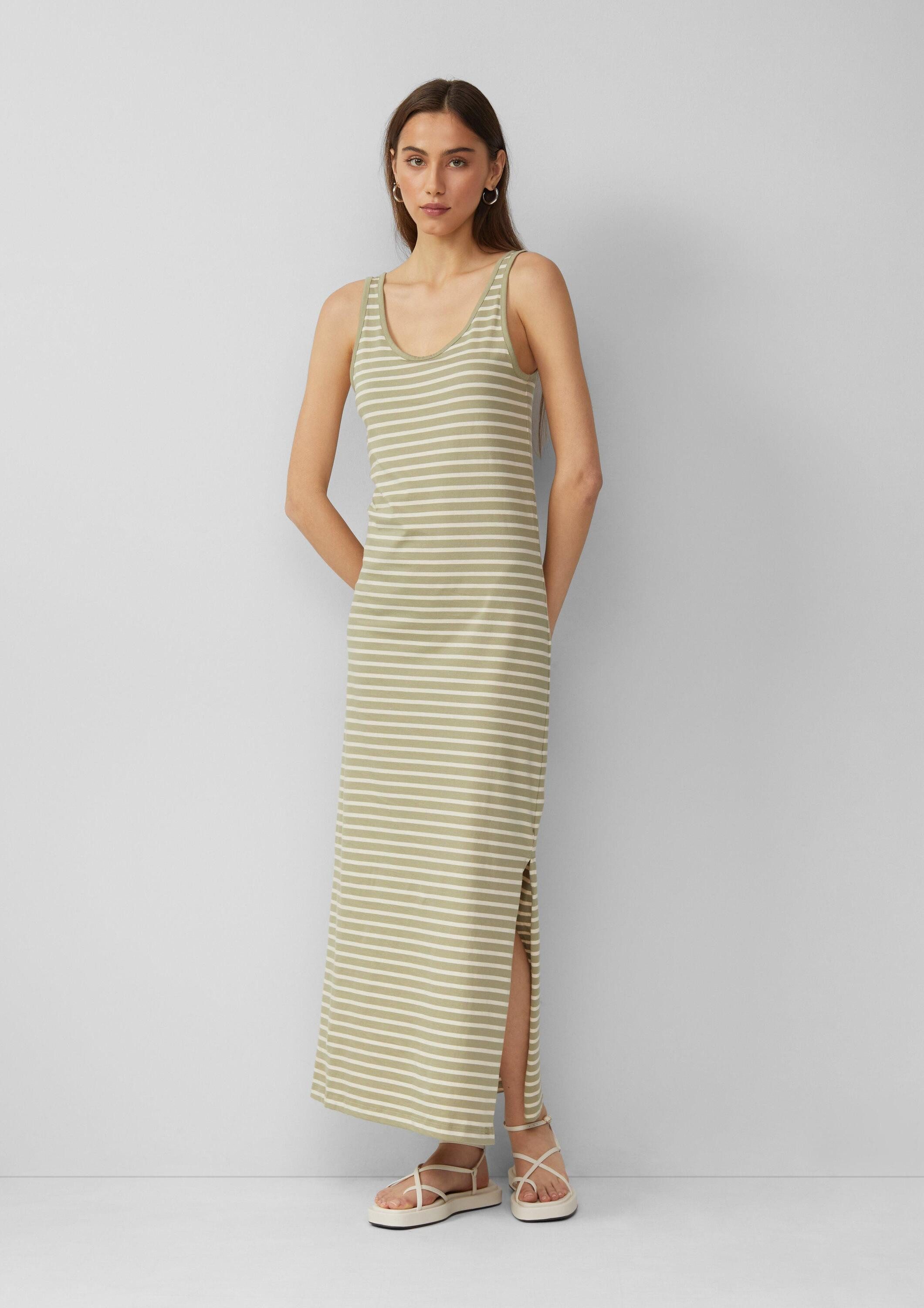 QS Maxikleid Kleid Langes Jerseykleid mit günstig online kaufen
